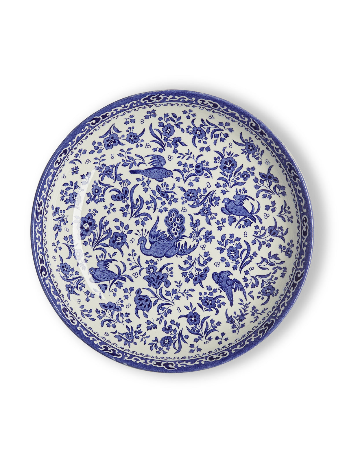 Blue Regal Peacock Pasta Bowl 23cm/9"