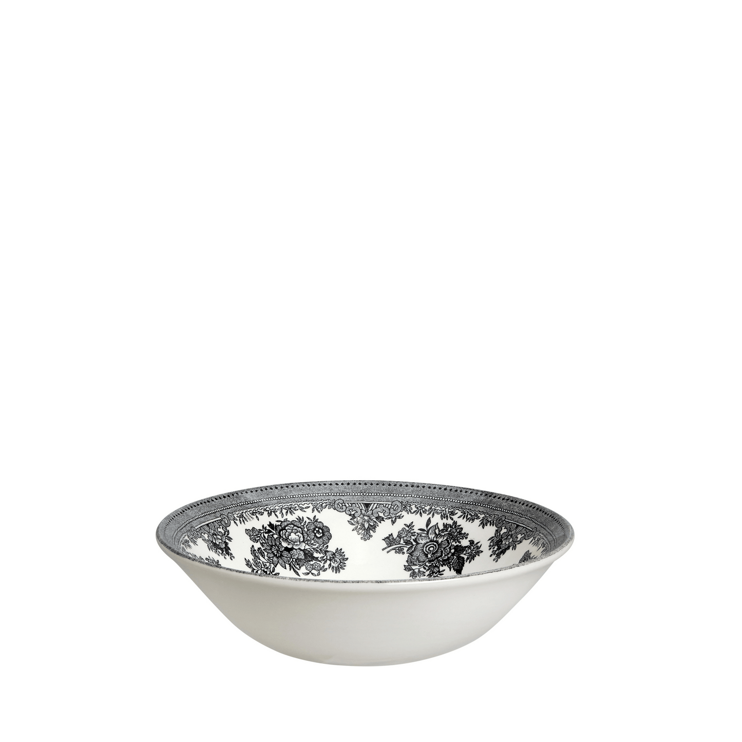 Black & White Asiatic Pheasants Cereal Bowl 16cm/6.3"