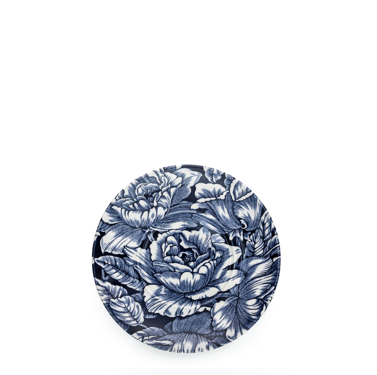 Ink Blue Hibiscus Coffee Saucer Seconds