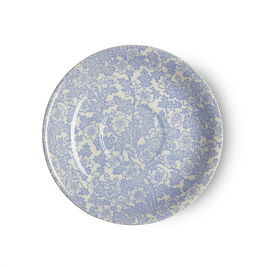Breakfast Saucer - Blue Burgess Chintz Breakfast Saucer Seconds