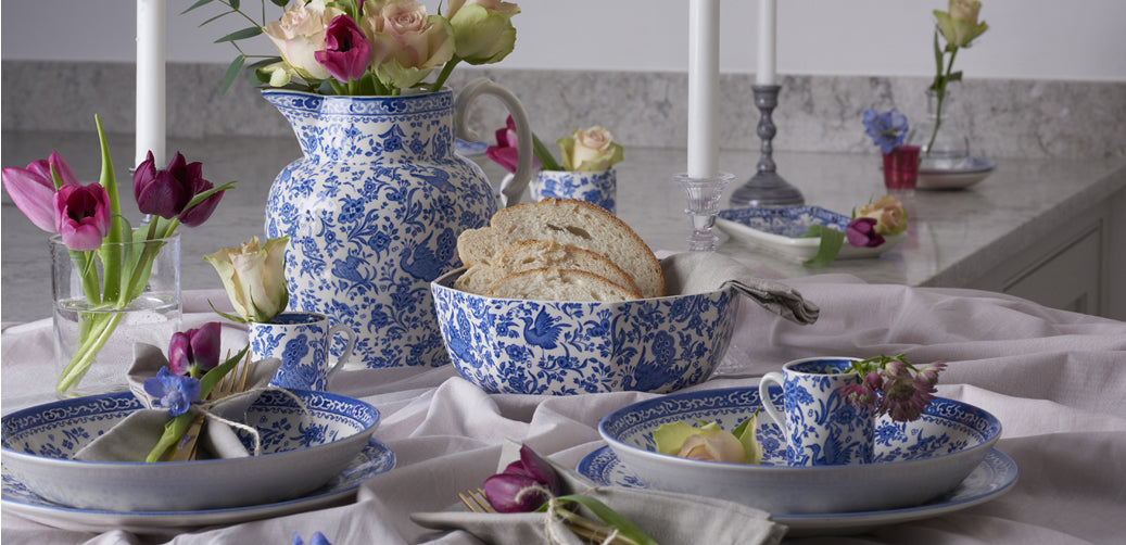 Blue Regal Peacock Seconds – Burleigh