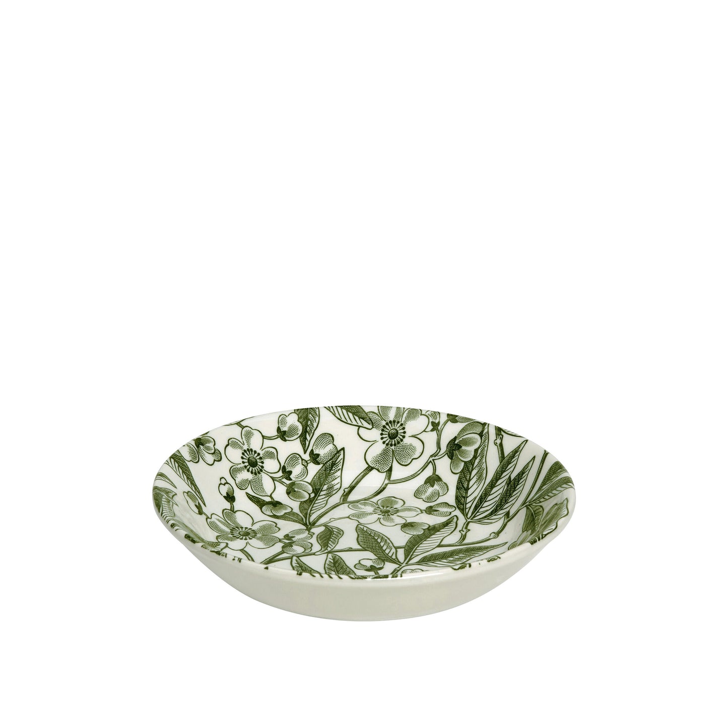 Burleigh Green Prunus Butter Pat 12cm/4.75"