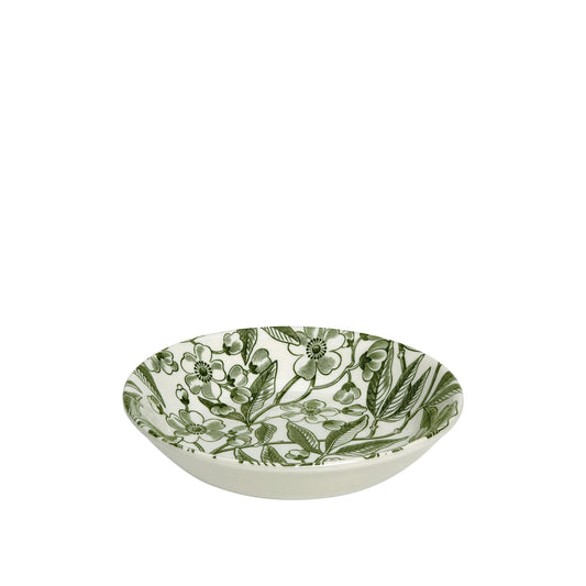 Burleigh Green Prunus Butter Pat 12cm/4.75"