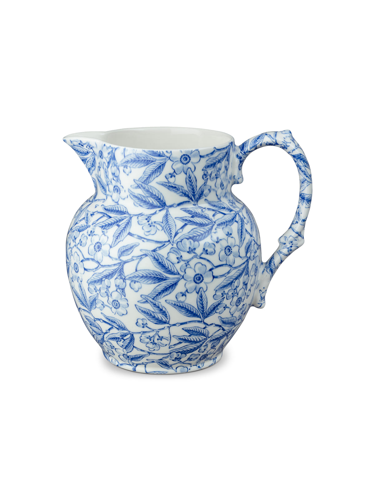 Blue Prunus Etruscan Jug Small