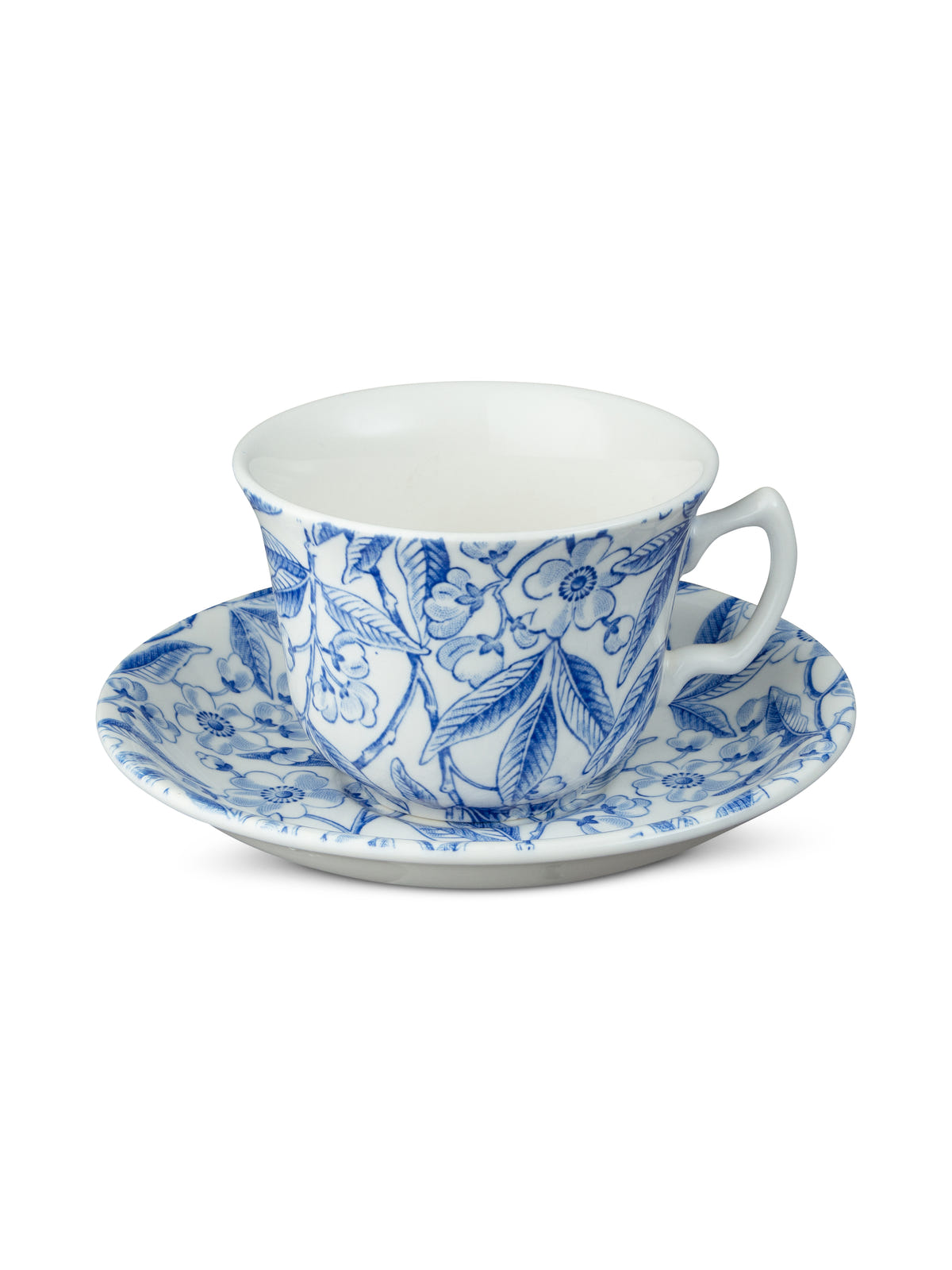 Blue Prunus Teacup & Saucer