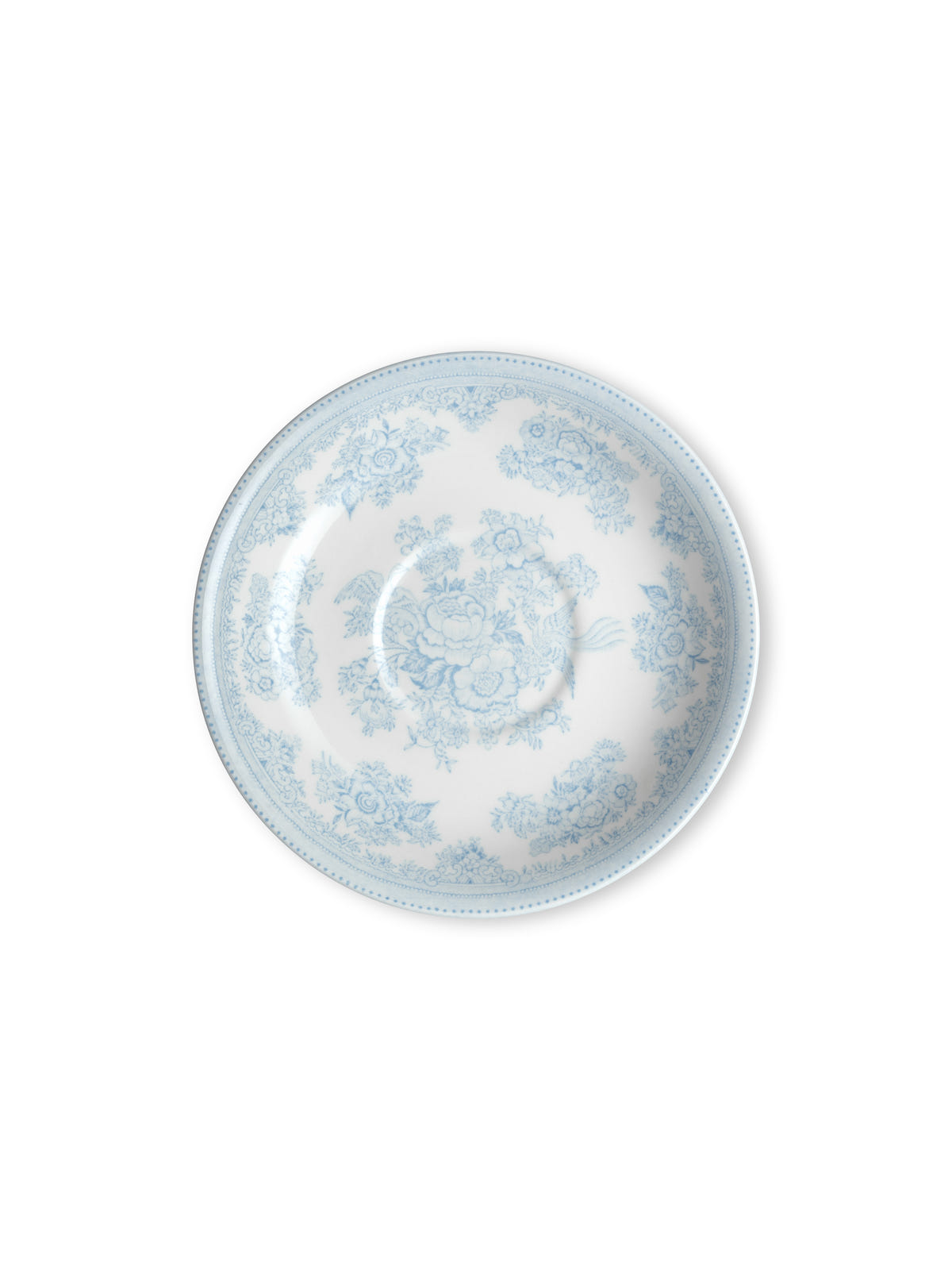 Blue Asiatic Pheasants Breakfast Saucer