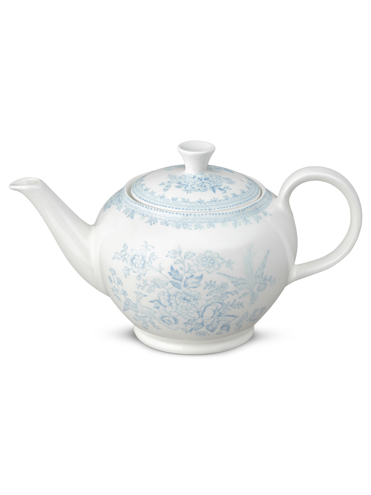 Burleigh Blue Asiatic Pheasants Large Teapot