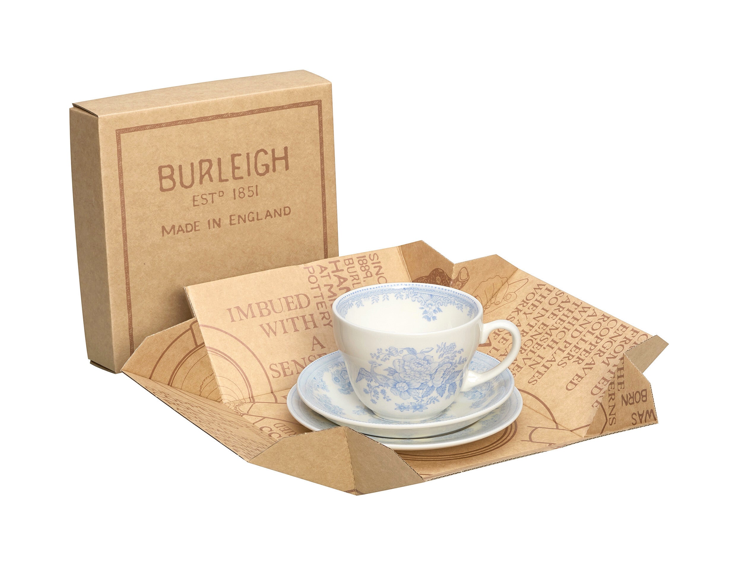 Blue Asiatic Pheasants – Plates & More | Burleigh Pottery