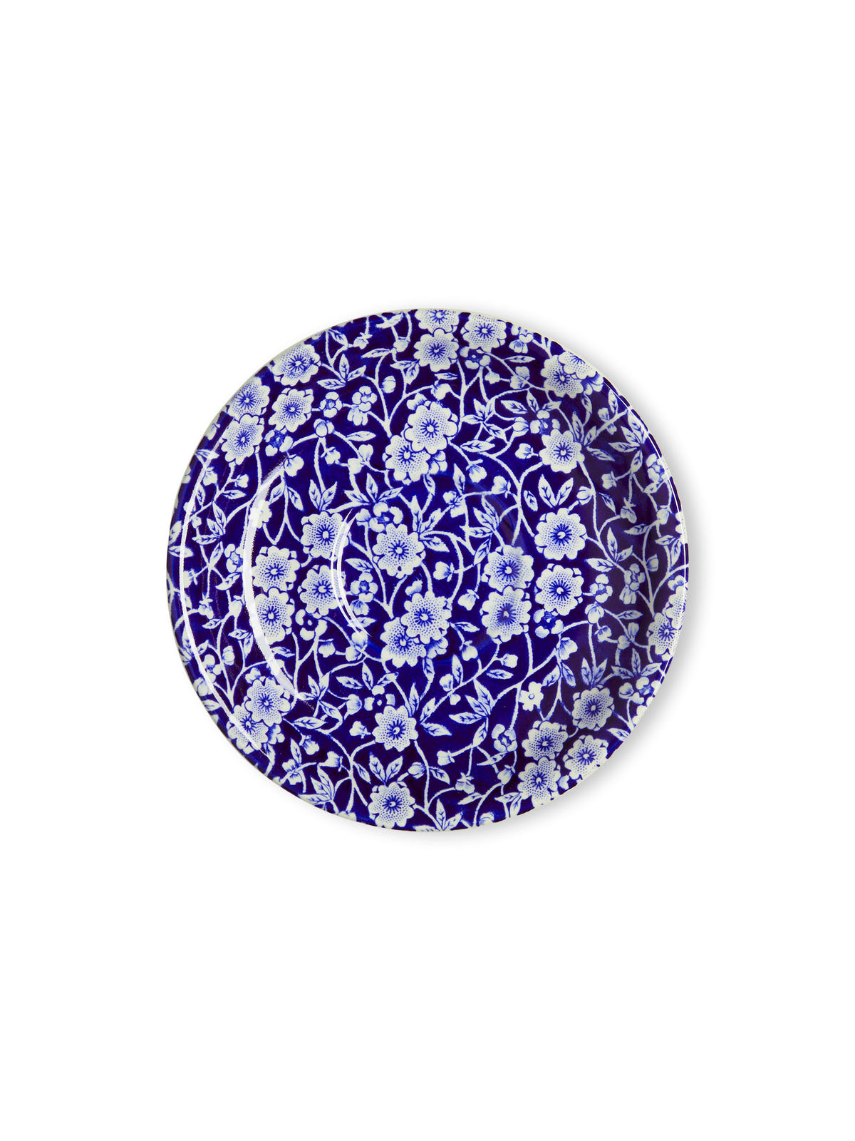 Blue Calico Tea Saucer
