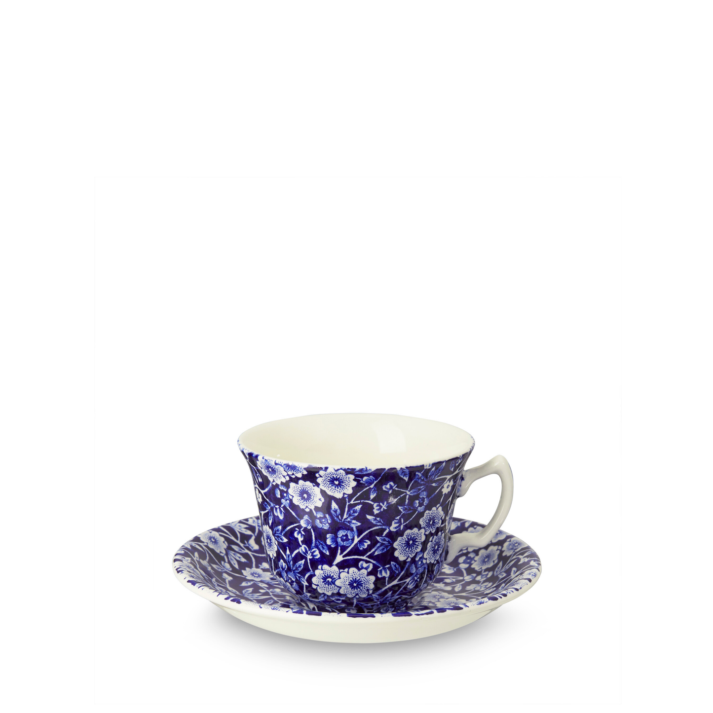 Blue Calico Tea Saucer