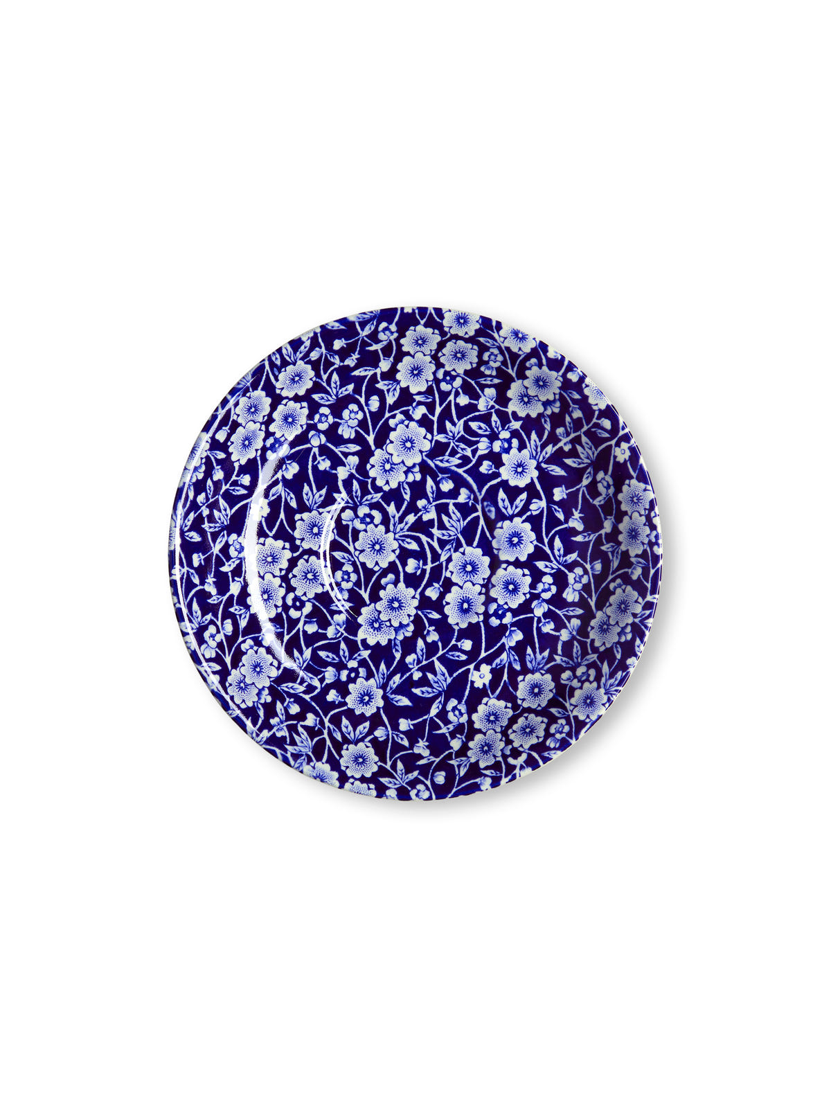 Blue Calico Breakfast Saucer