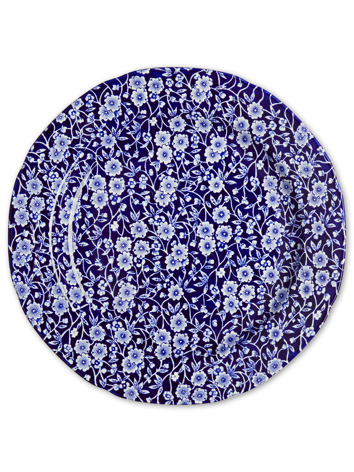 Blue Calico Plate 26.5cm/10.5"