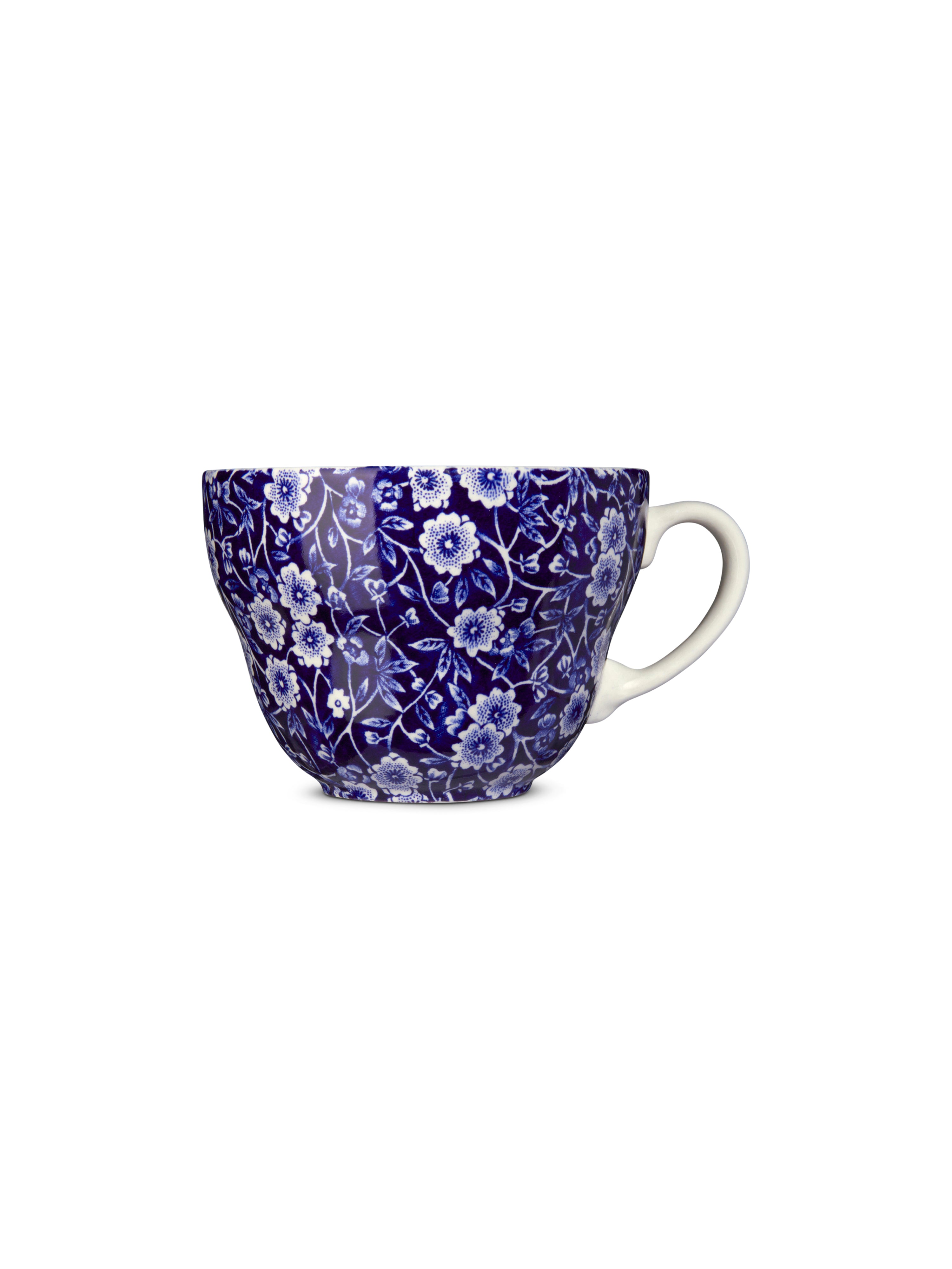 Blue Calico Breakfast Saucer – Burleigh