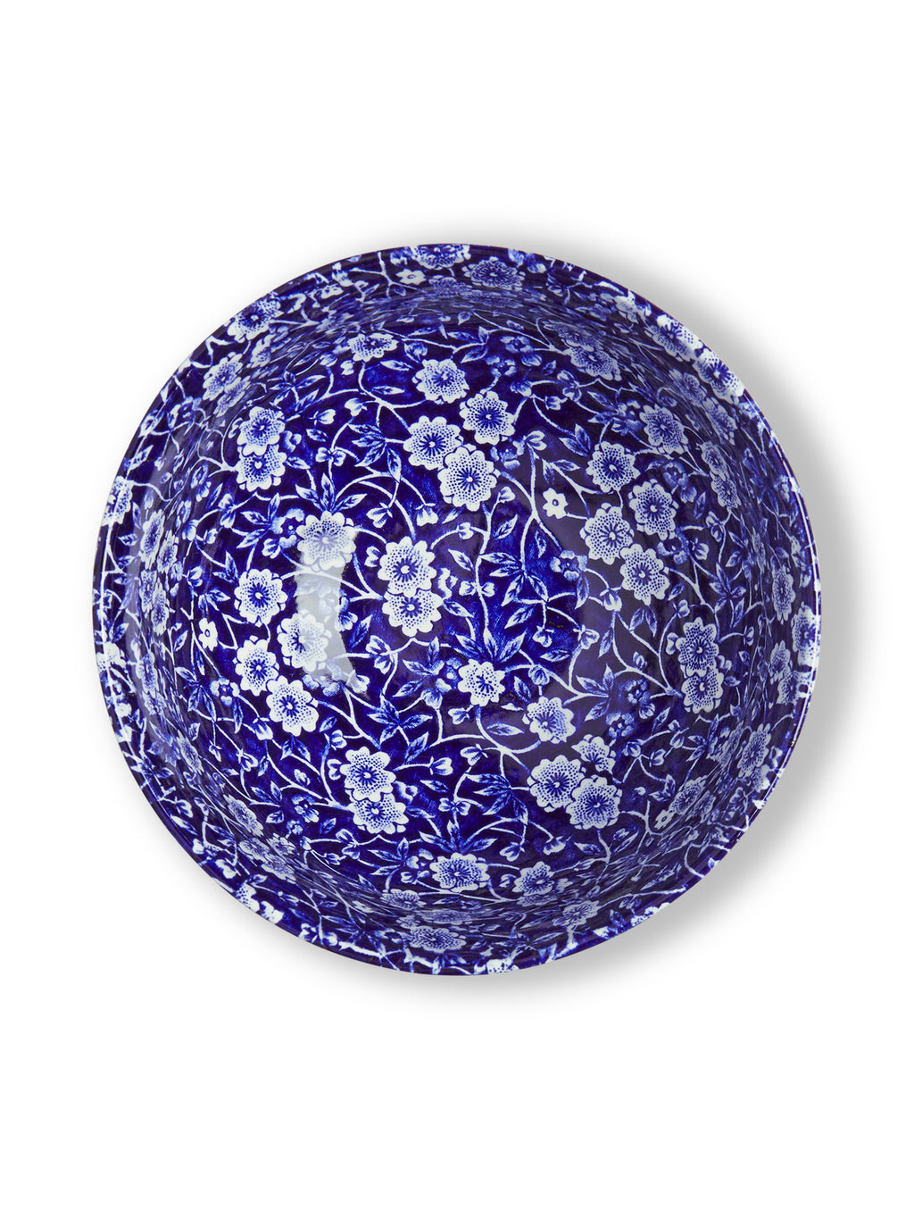 Blue Calico Small Footed Bowl 16cm/6.25"