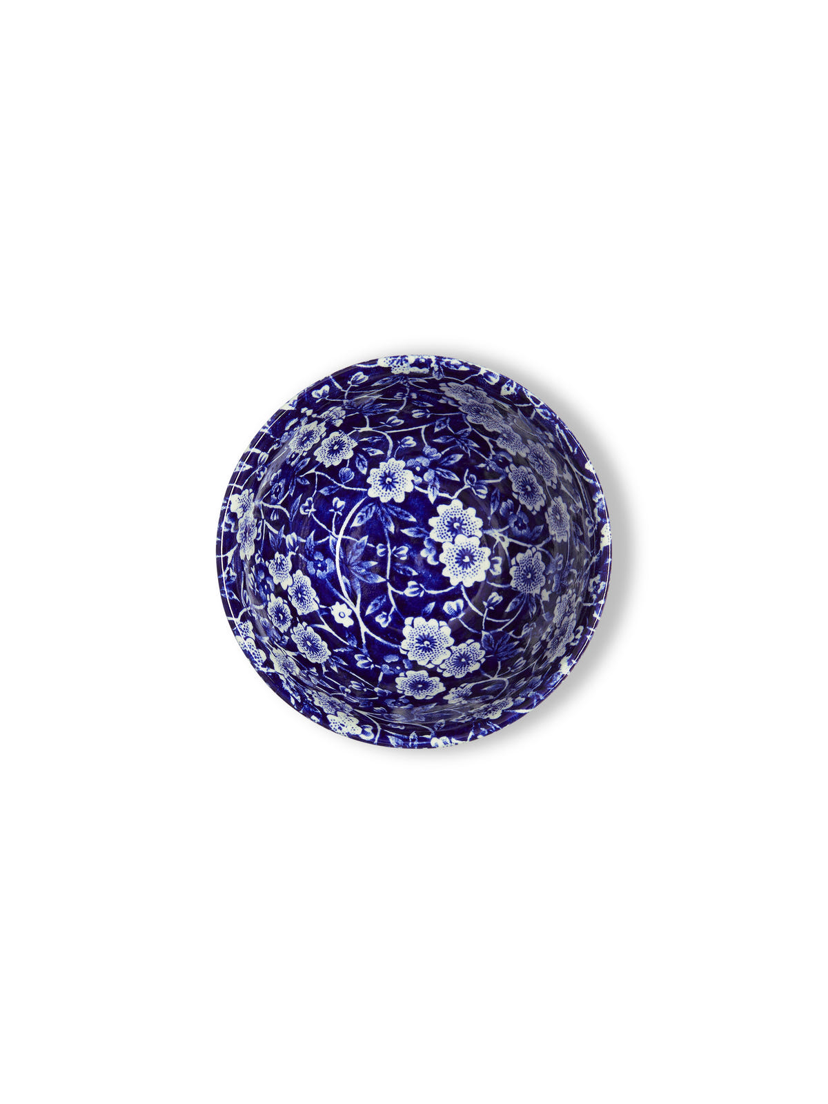 Blue Calico Sugar Bowl 9.5cm/4"