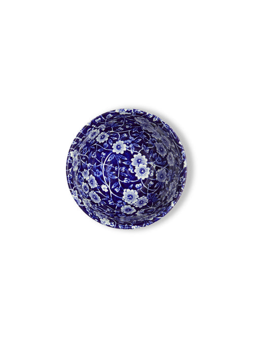 Blue Calico Sugar Bowl 9.5cm/4"
