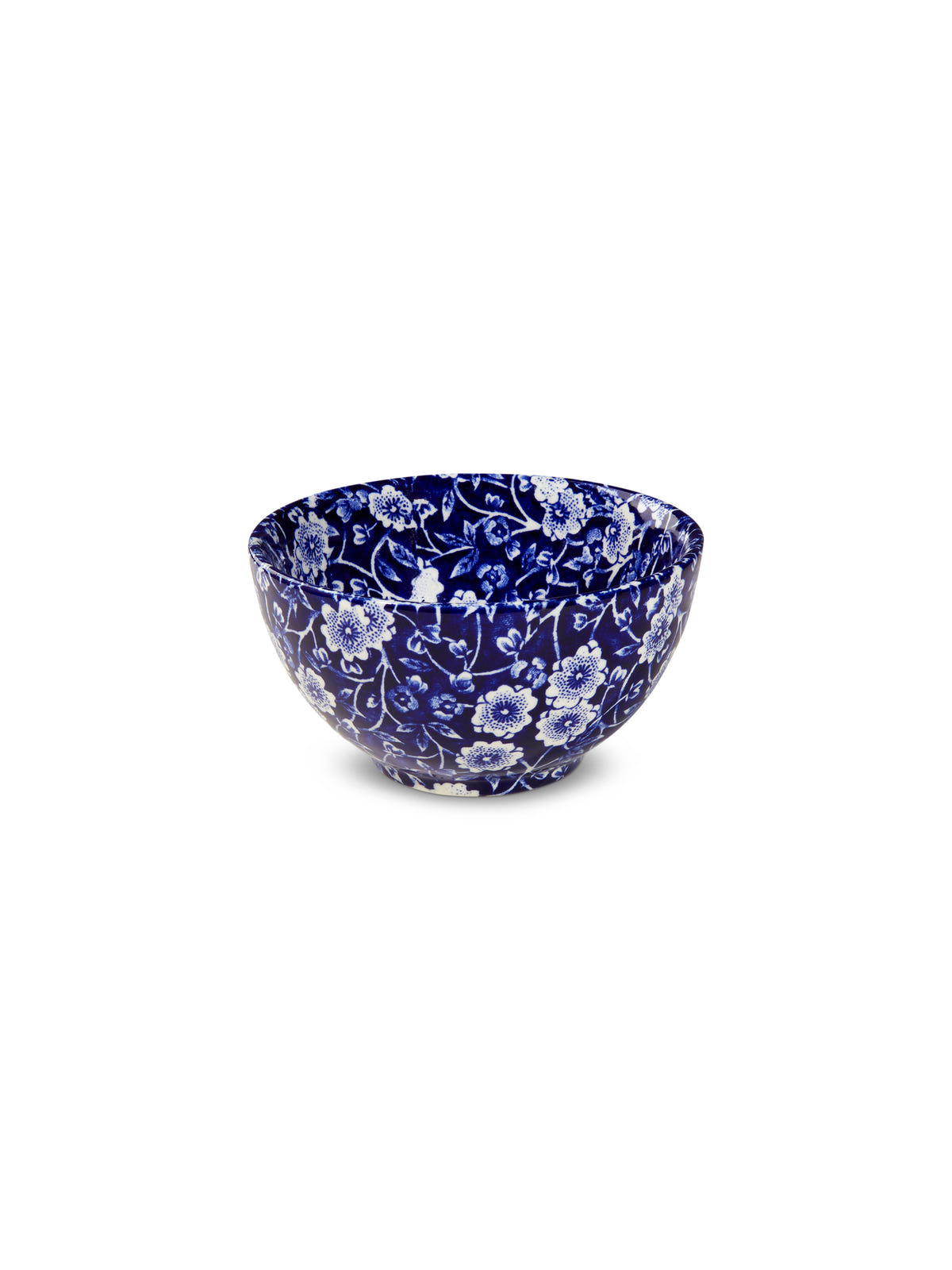 Blue Calico Sugar Bowl 9.5cm/4"