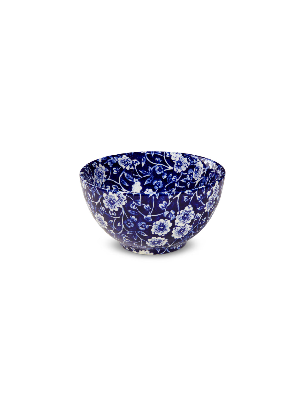 Blue Calico Sugar Bowl 9.5cm/4"