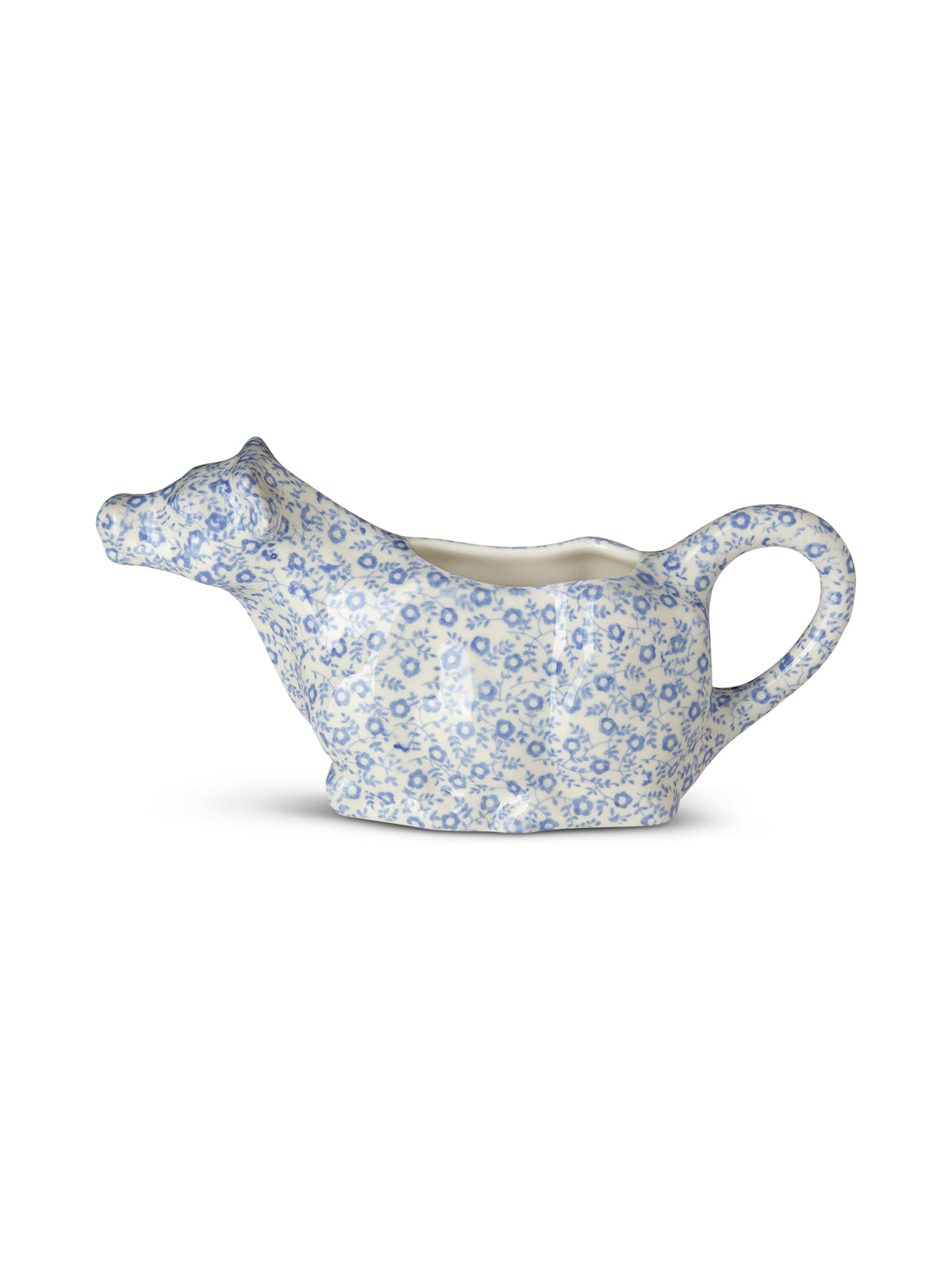 Pale Blue Felicity Cow Creamer 150ml/0.25pt Gift Boxed