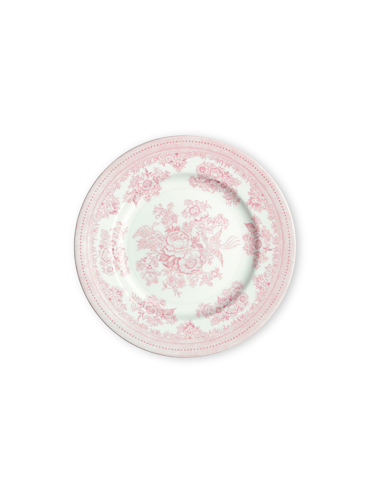 Pink Asiatic Pheasants Plate 17.5cm/7"