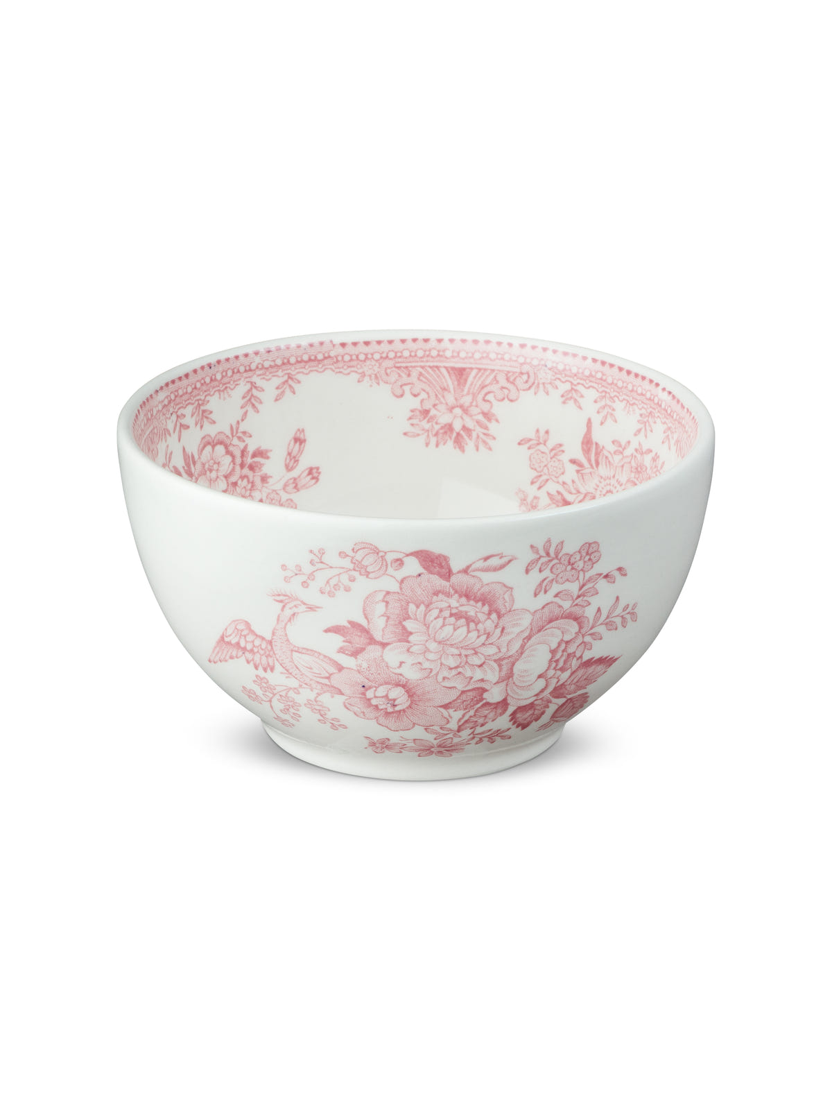 Pink Asiatic Pheasants Mini Footed Bowl 12cm/5"