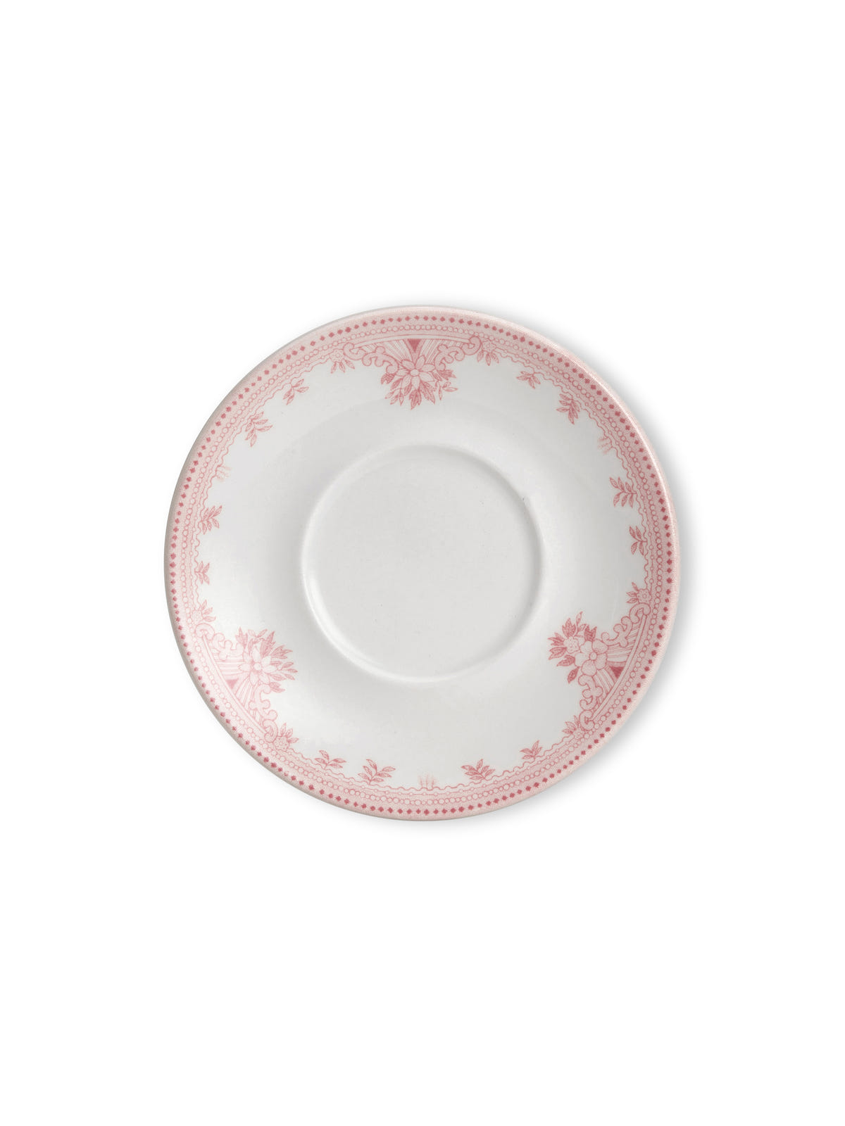 Pink Asiatic Pheasants Espresso Saucer