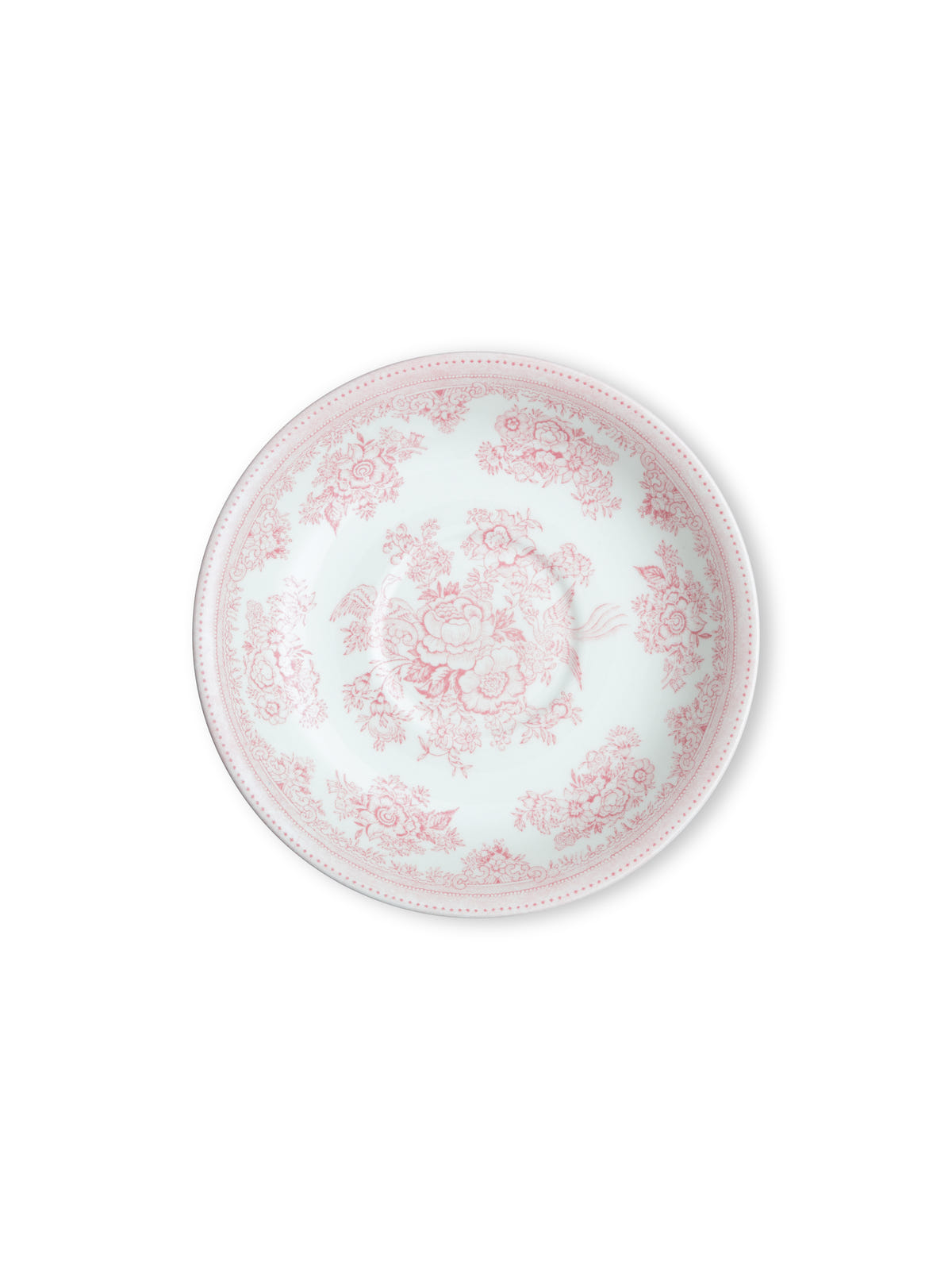 Pink Asiatic Pheasants Breakfast Saucer