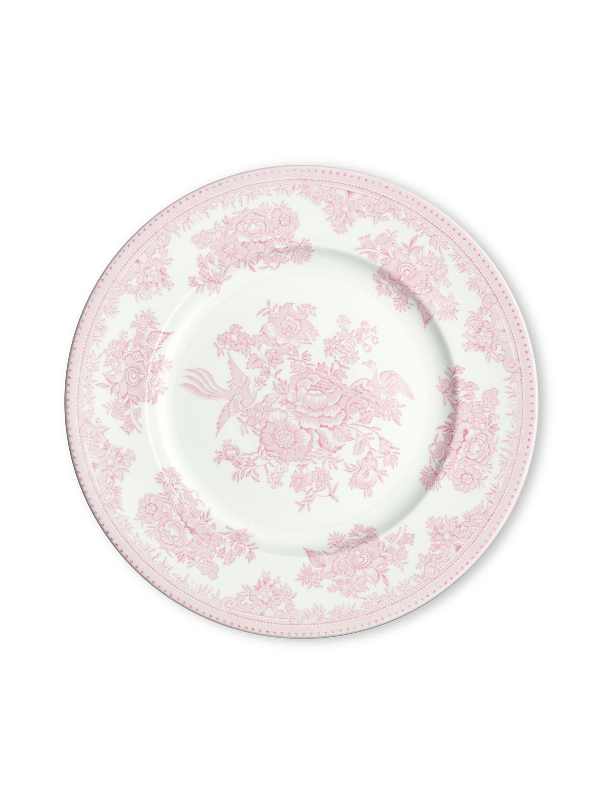 Pink Asiatic Pheasants Plate 22cm/8.75"