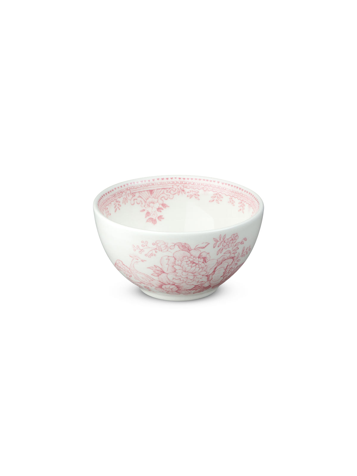 Pink Asiatic Pheasants Sugar Bowl 9.5cm/4"