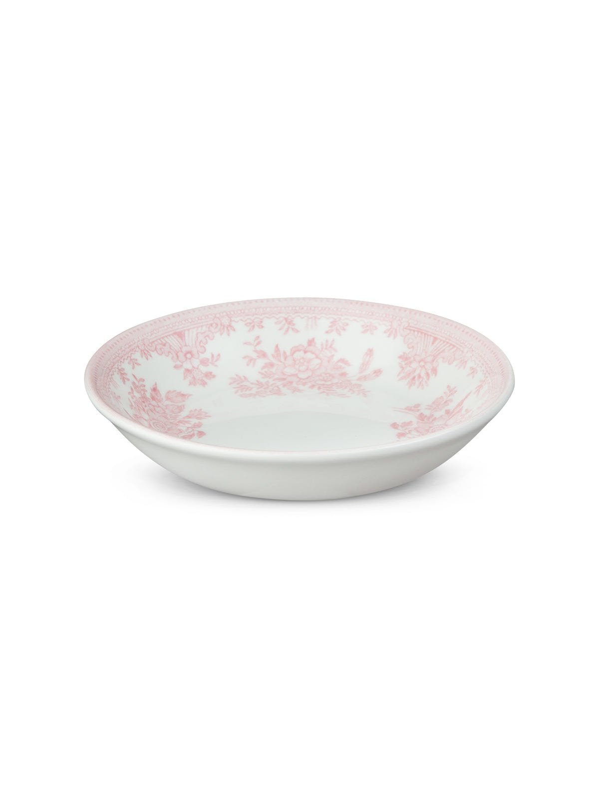 Pink Asiatic Pheasants Butter Pat 12cm