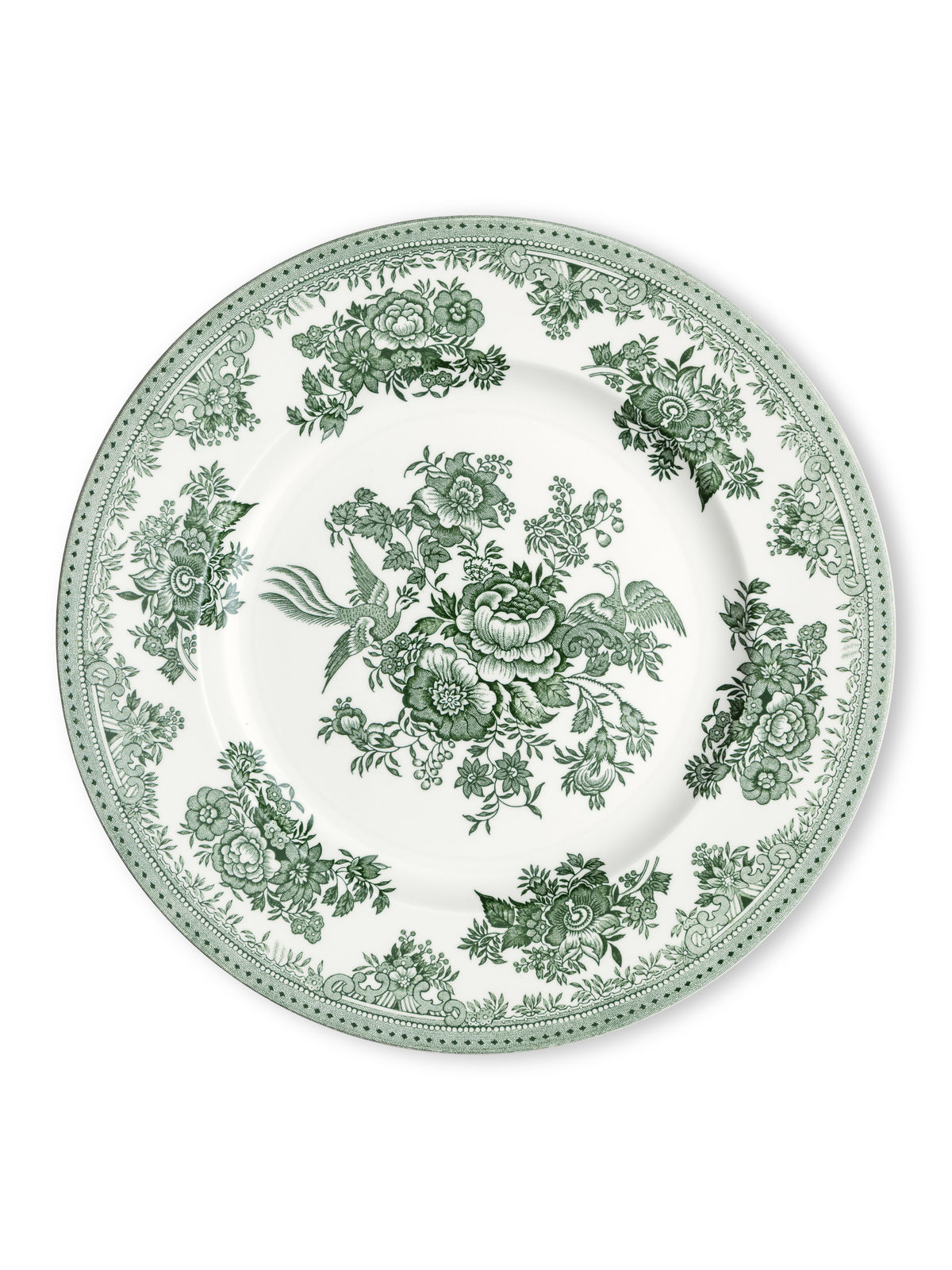 Green Asiatic Pheasants 25cm/10" Plate