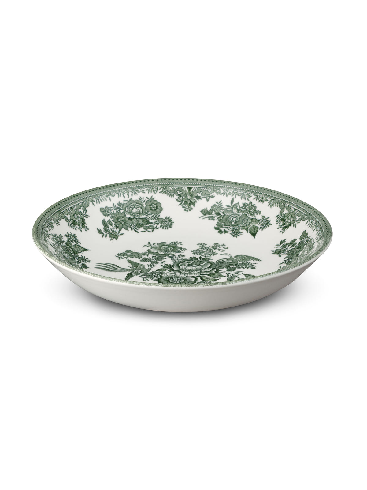 Green Asiatic Pheasants Pasta Bowl 23cm/9"