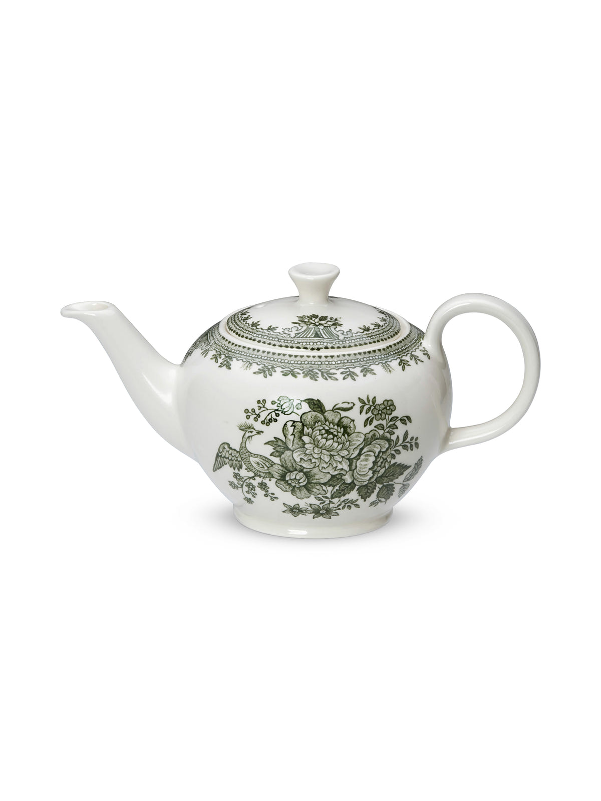 Green Asiatic Pheasants Small Teapot Gift Set, 3-4 Cup 400ml/0.75pt