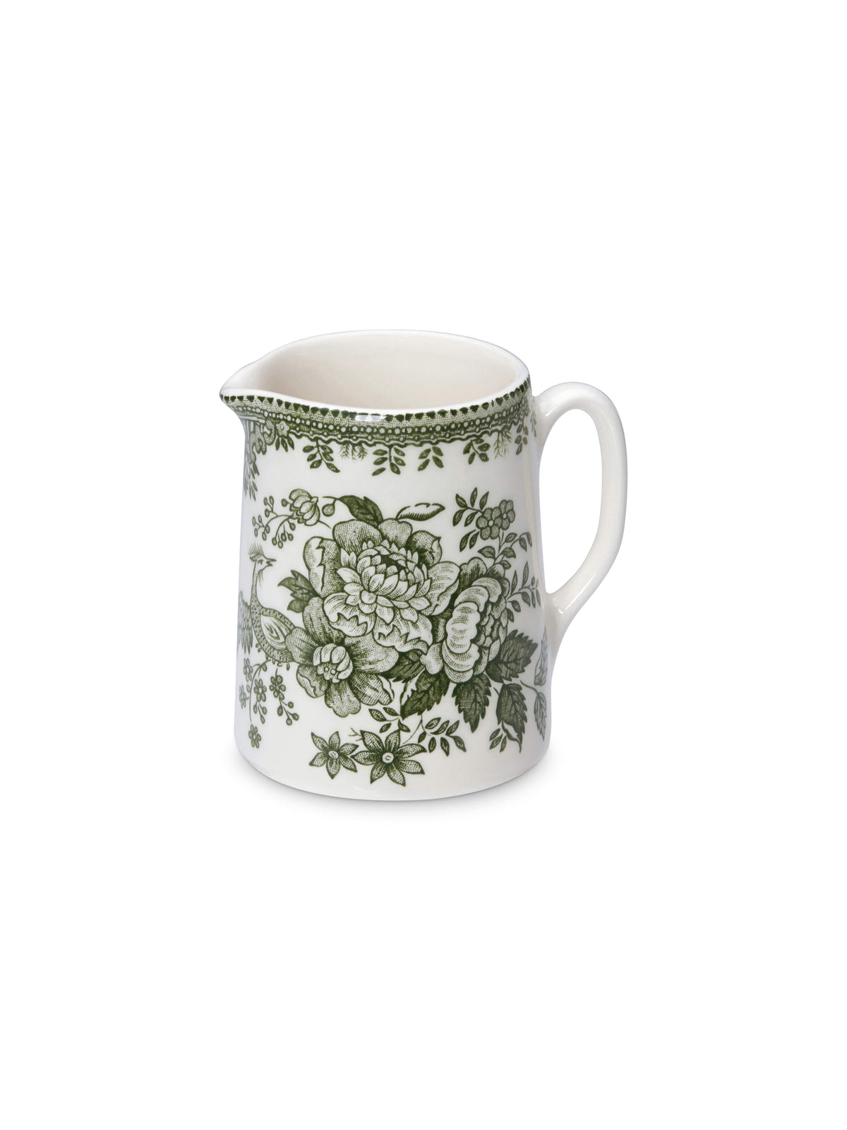 Green Asiatic Pheasants Mini Tankard Jug 160ml/0.25pt