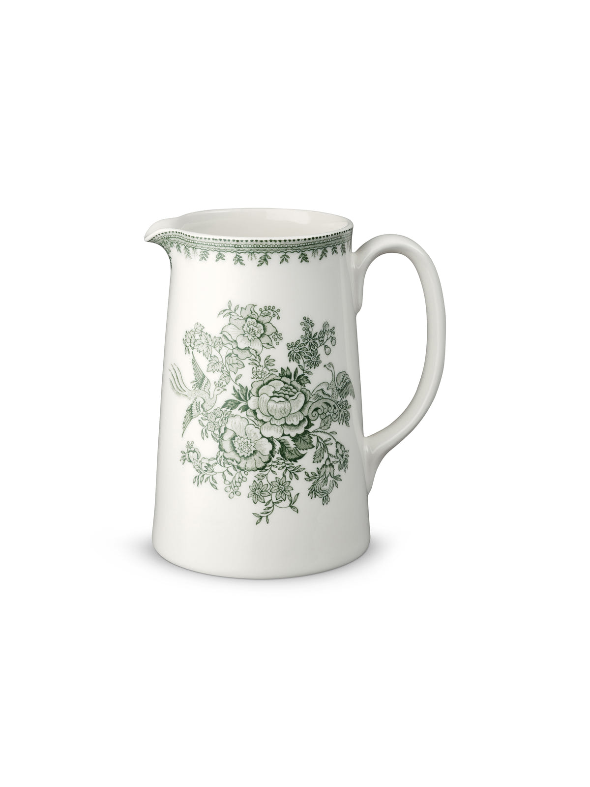 Green Asiatic Pheasants Medium Tankard Jug 568ml/1pt