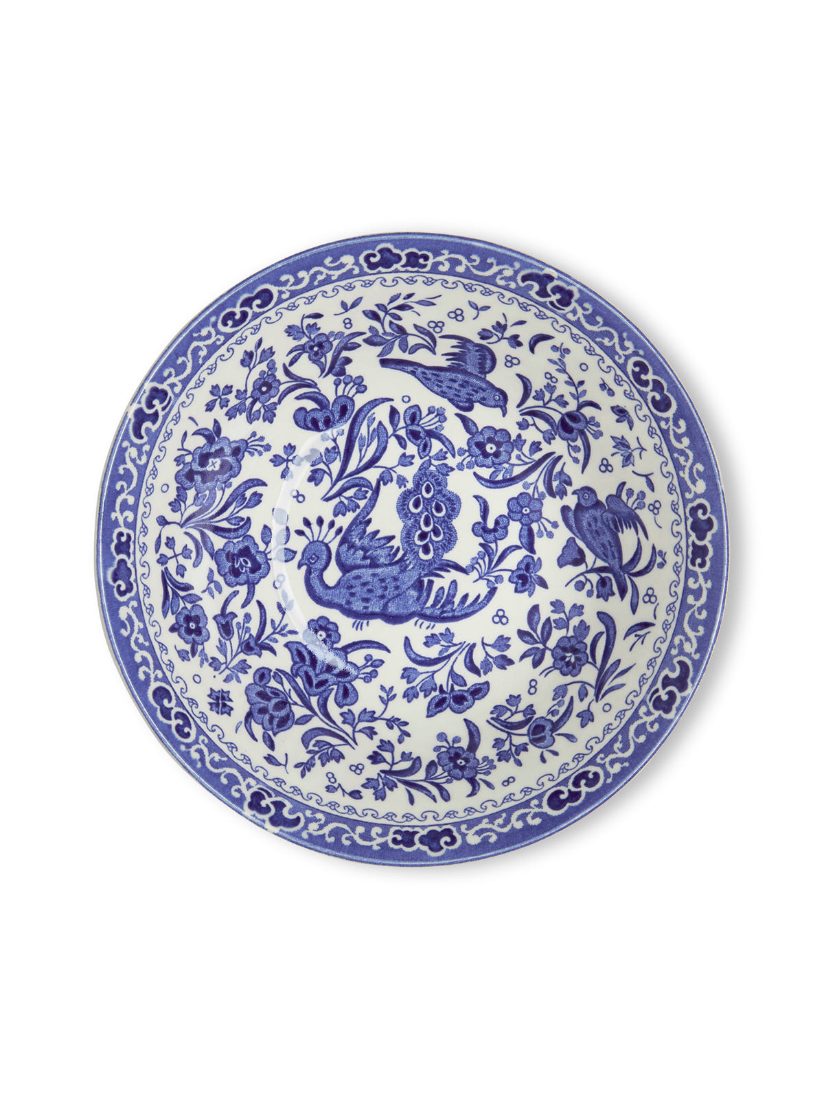 Blue Regal Peacock Cereal Bowl 16cm/6.25"