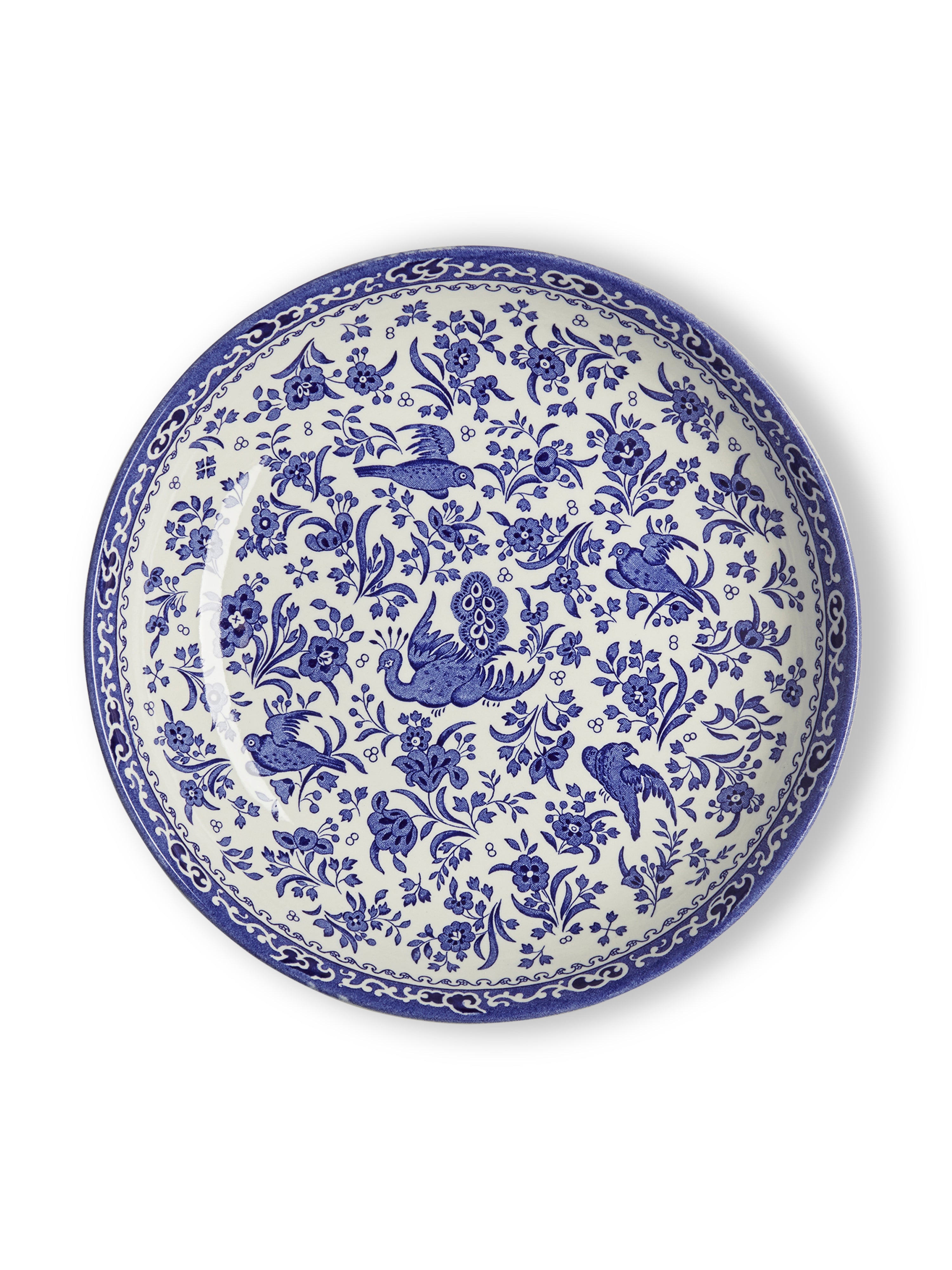 Blue Regal Peacock | Handmade in England | Burleigh Pottery