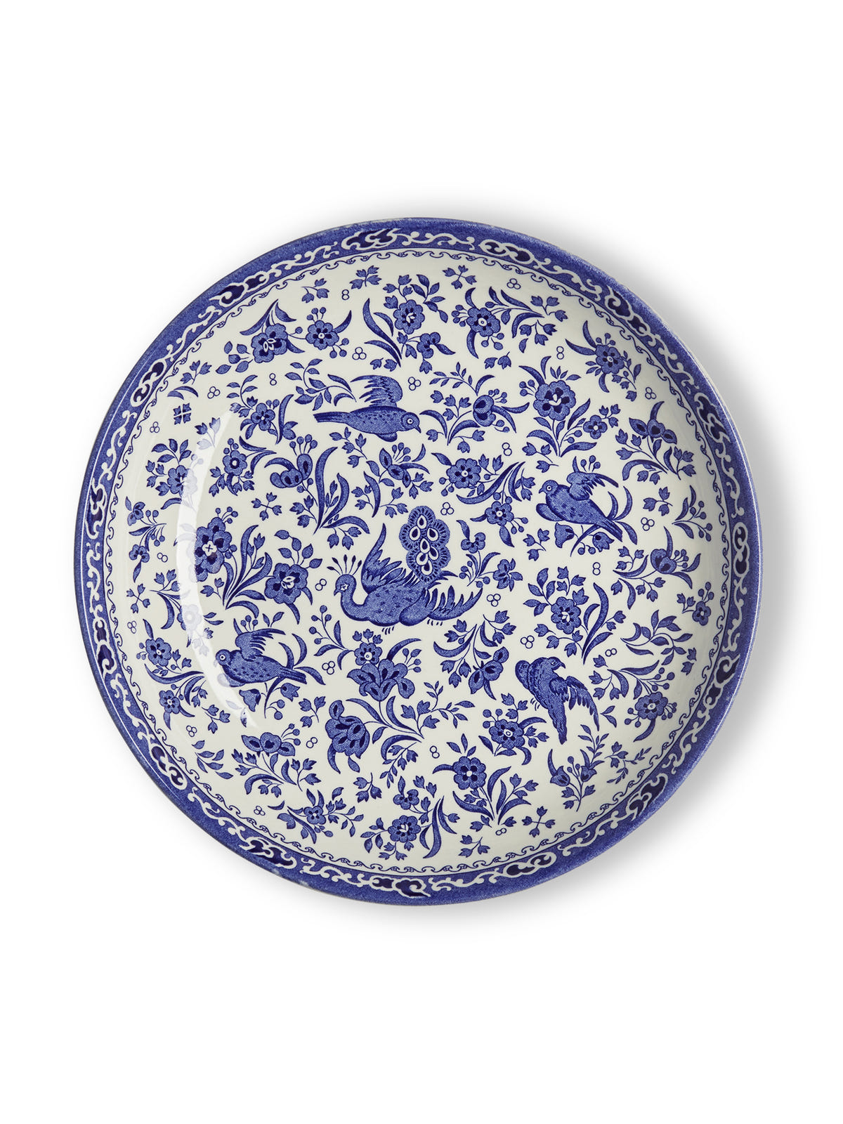Blue Regal Peacock Pasta Bowl 23cm/9"