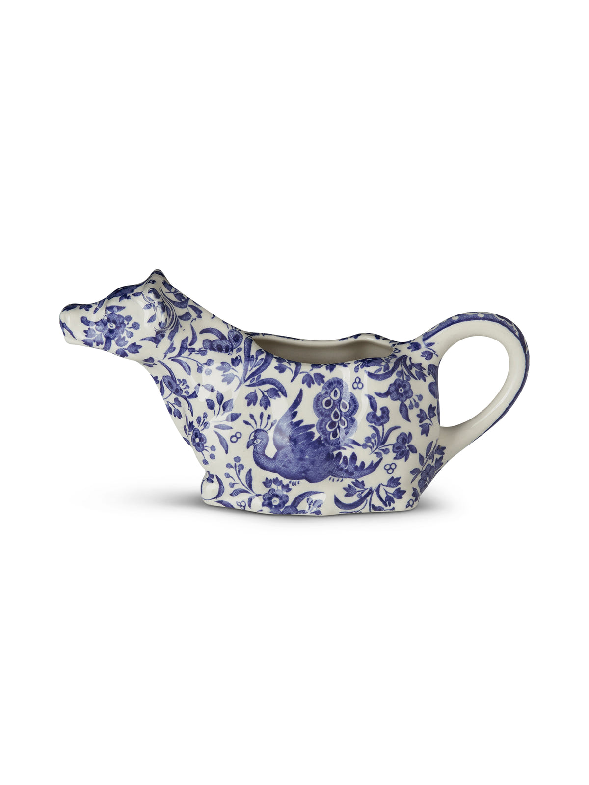 Blue Regal Peacock Cow Creamer 150ml/0.25pt Gift Boxed