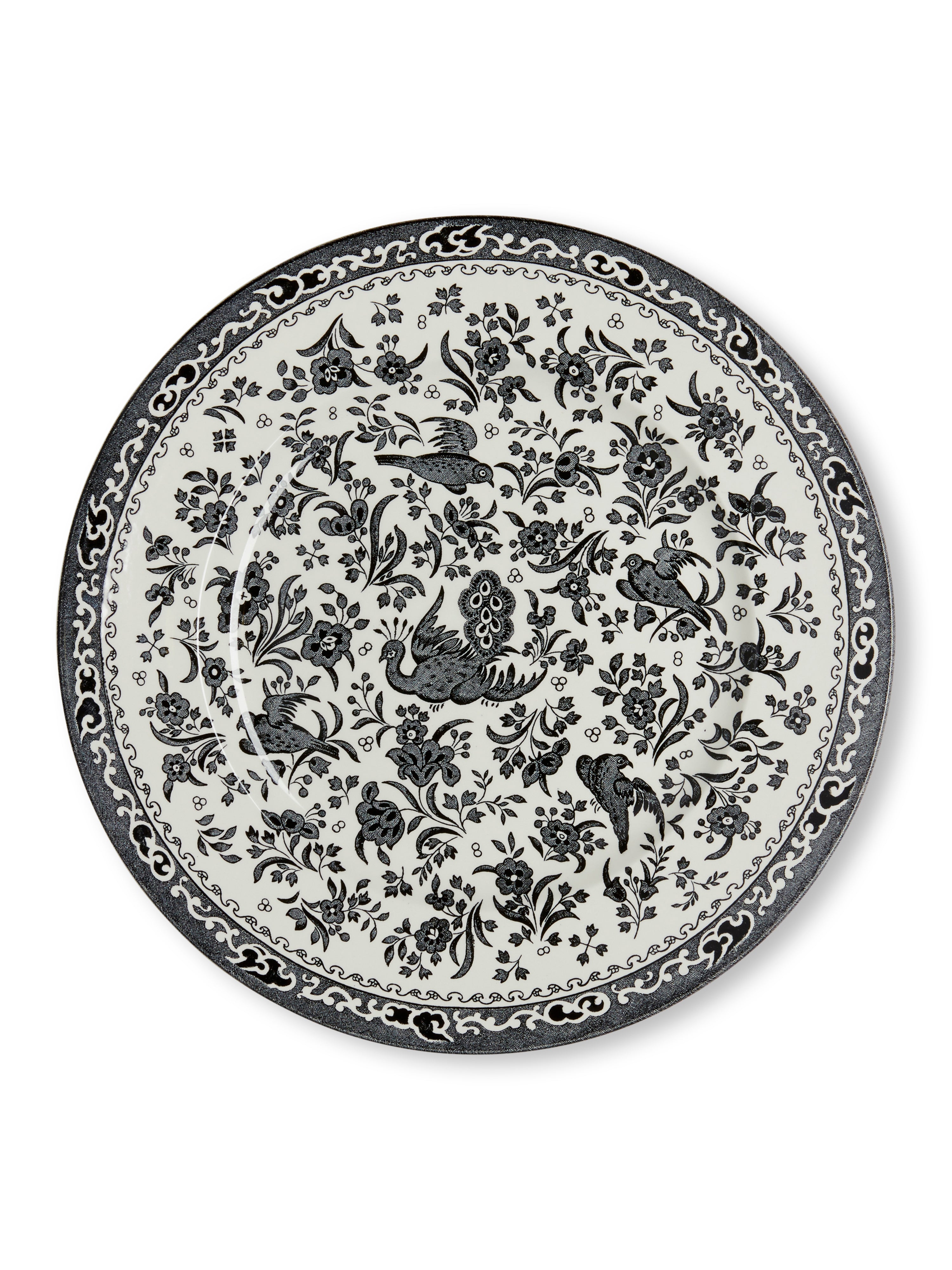 Black Regal Peacock | Burleigh Pottery