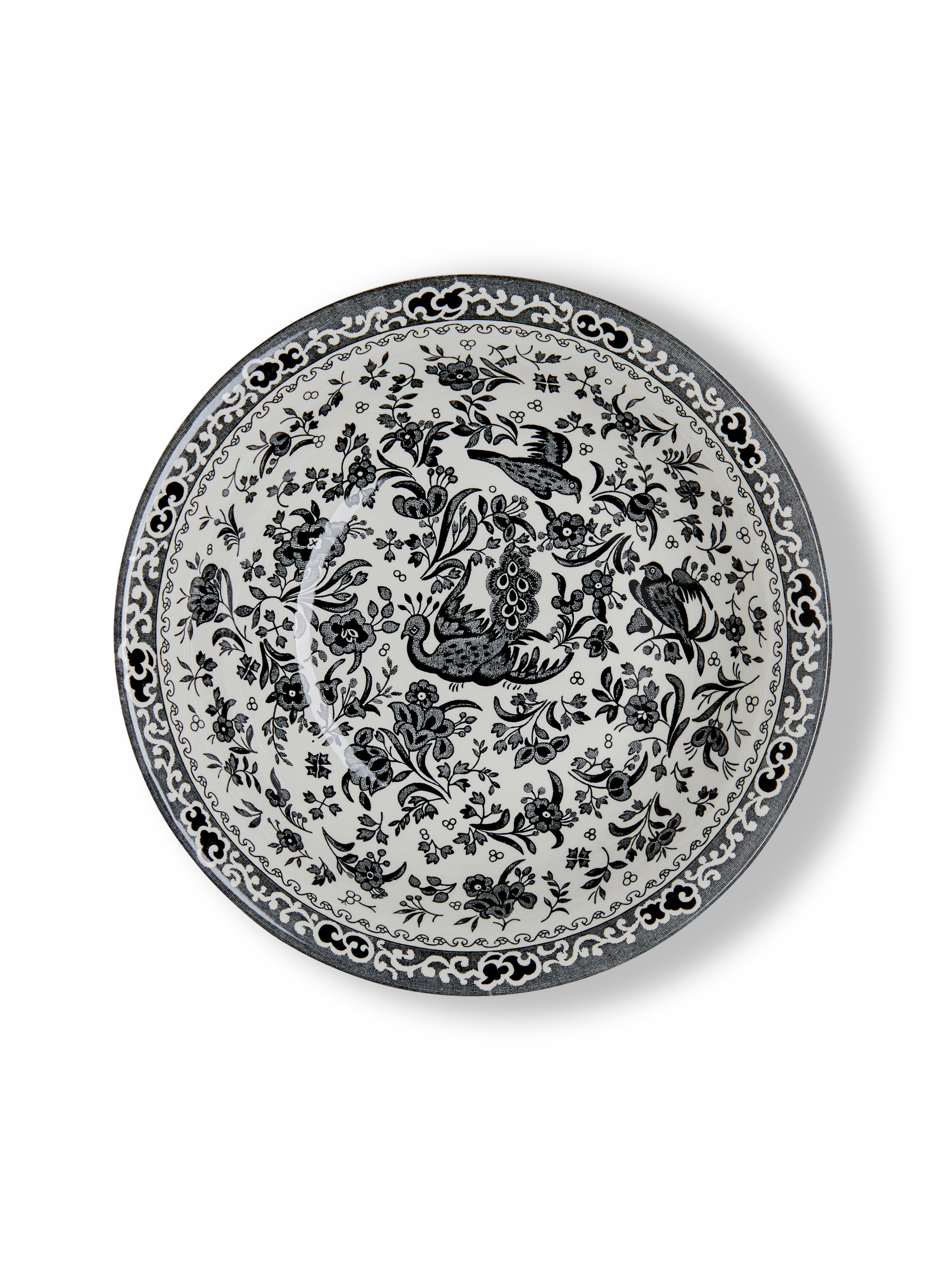 Black Regal Peacock | Burleigh Pottery