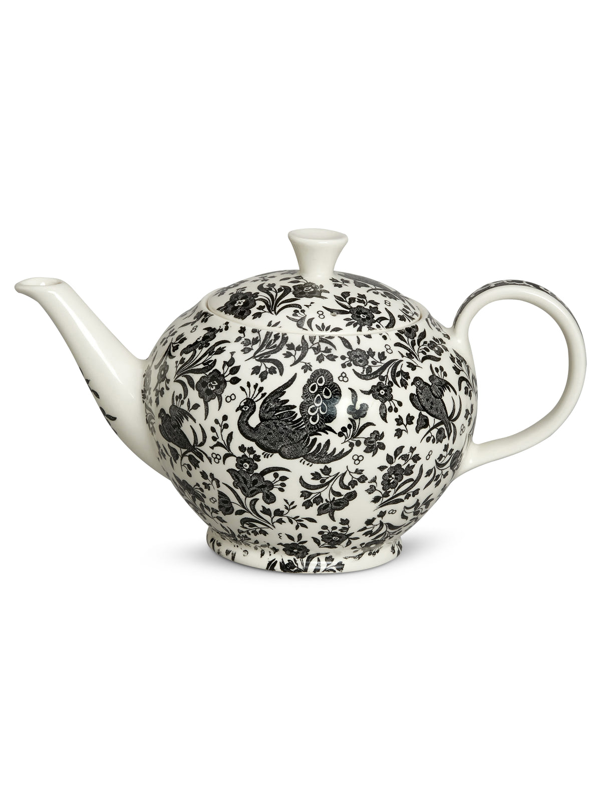 Black Regal Peacock Large Teapot, 7 Cups 800ml/1.5pt
