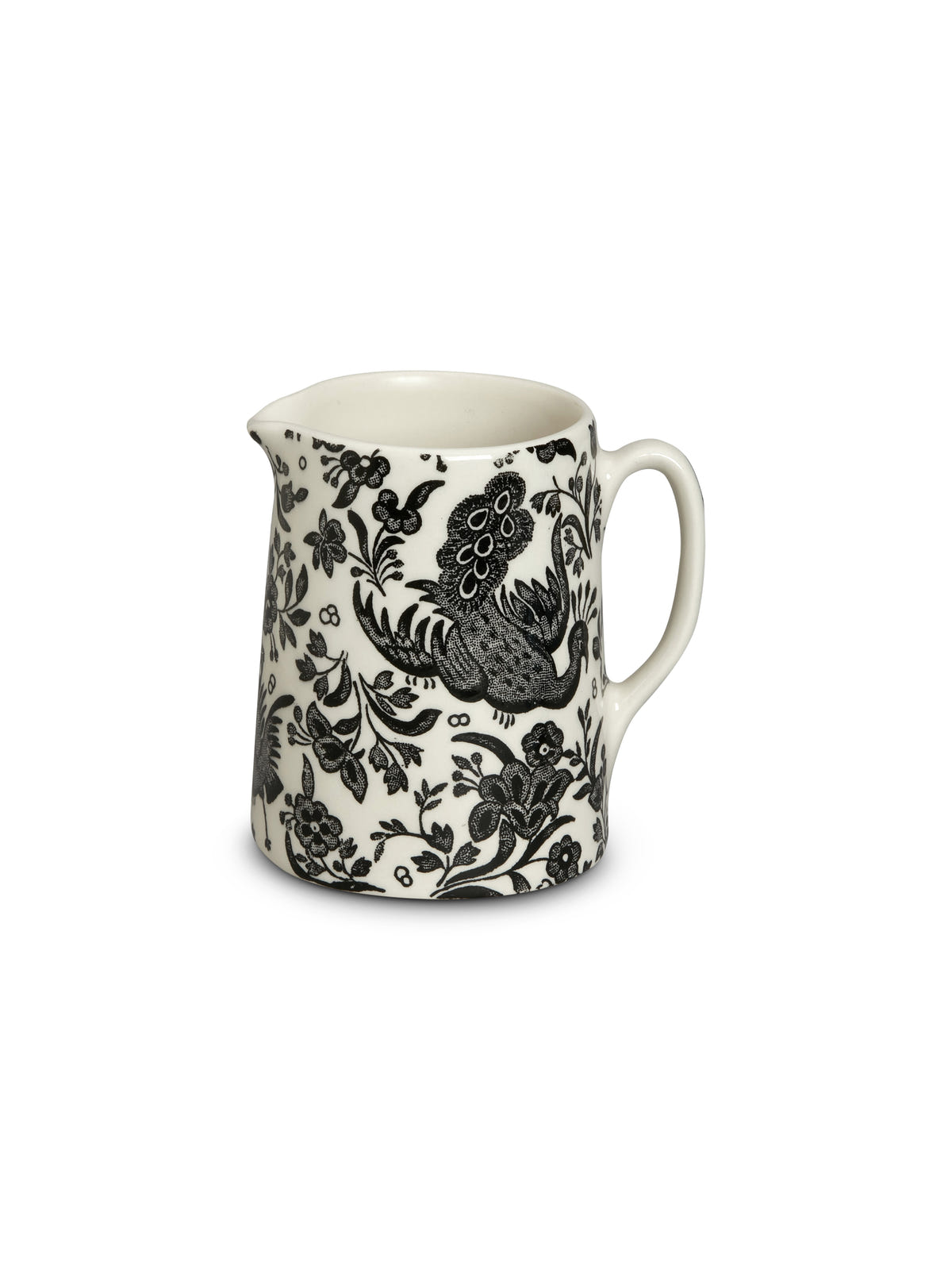 Black Regal Peacock Mini Tankard Jug 160ml/0.25pt