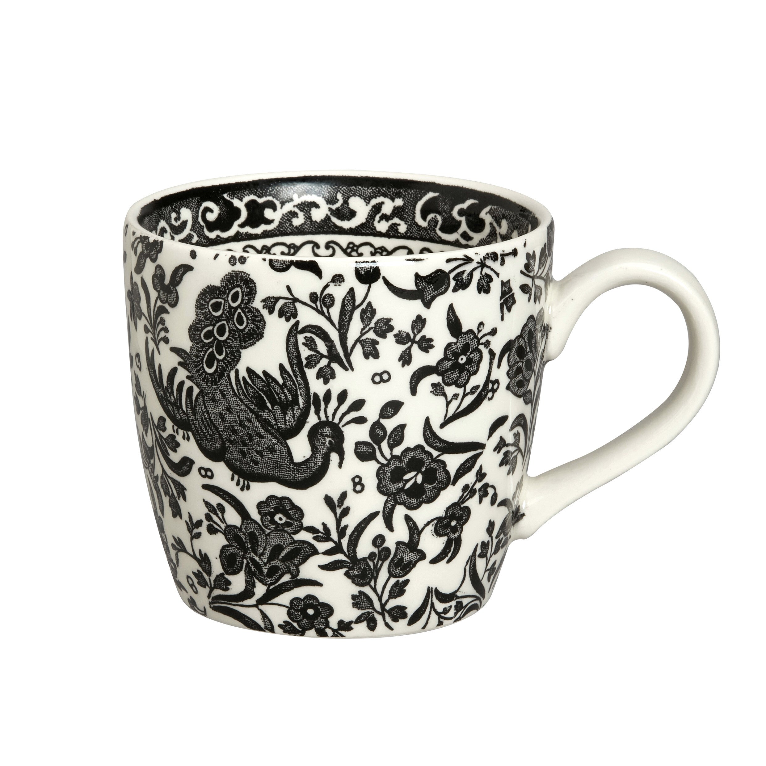 Black Regal Peacock | Burleigh Pottery