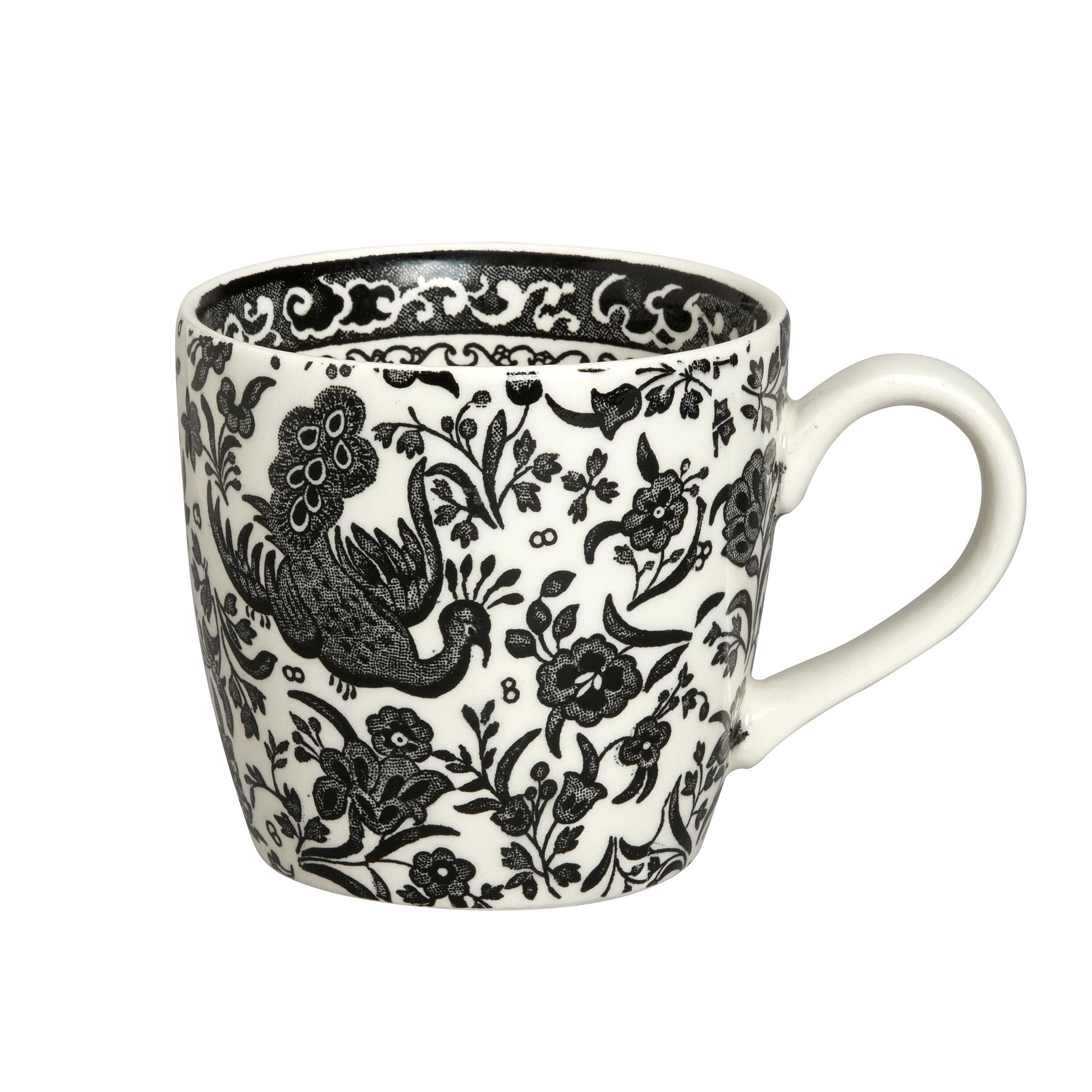 Black Regal Peacock Osbourne Mug Seconds 
