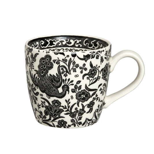 Black Regal Peacock Osbourne Mug Seconds 