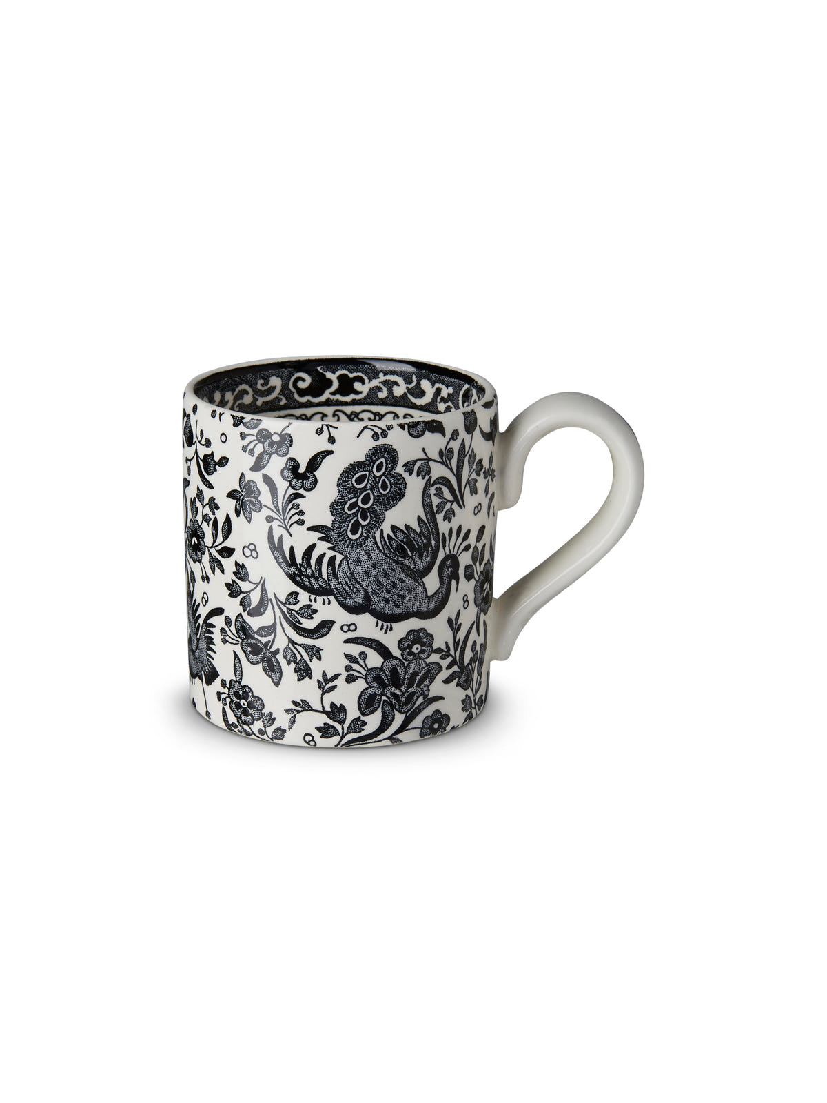 Black Regal Peacock Half Pint Mug 284ml/0.5pt