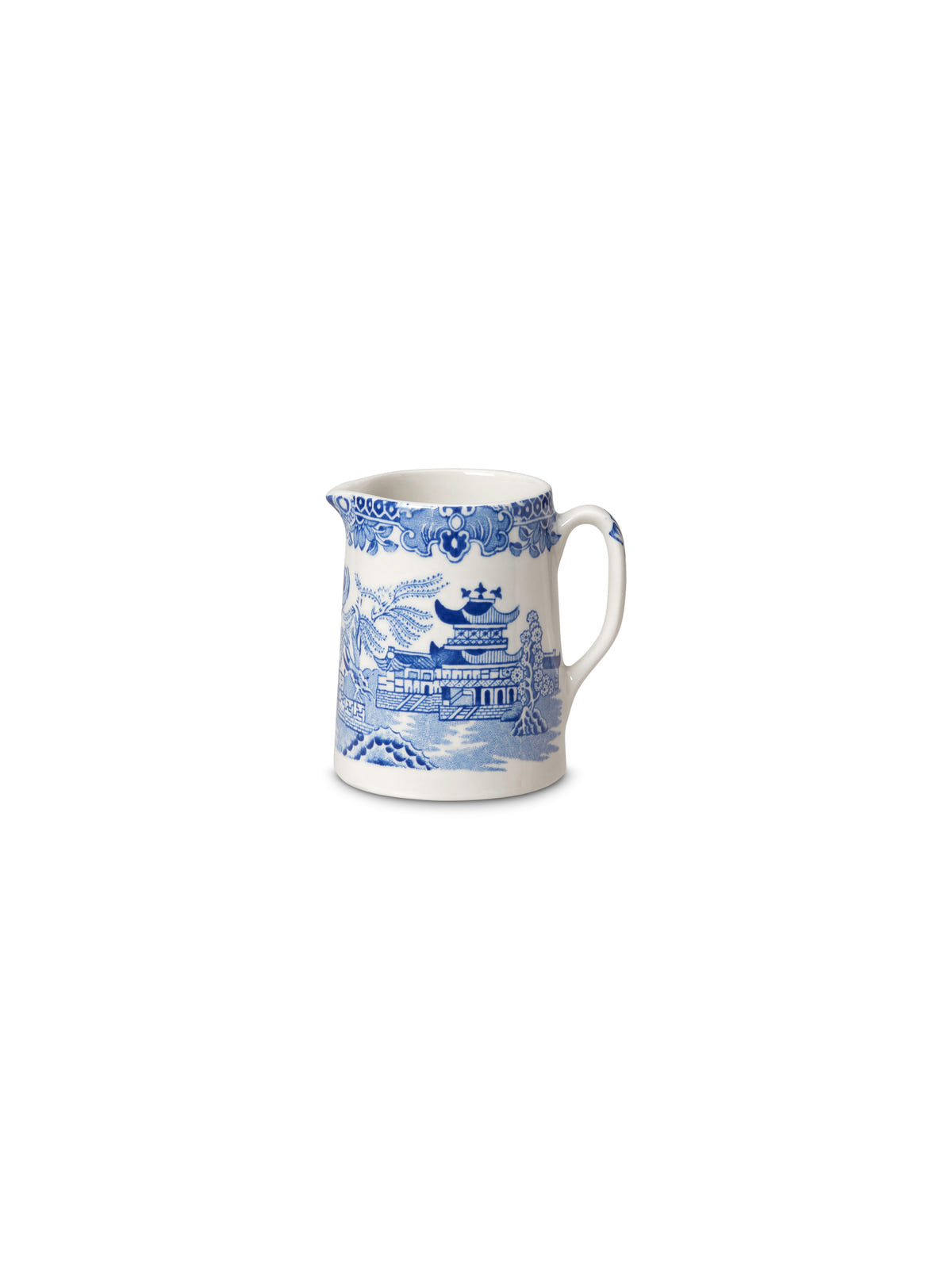 Blue Willow Mini Tankard Jug 160ml/0.25pt