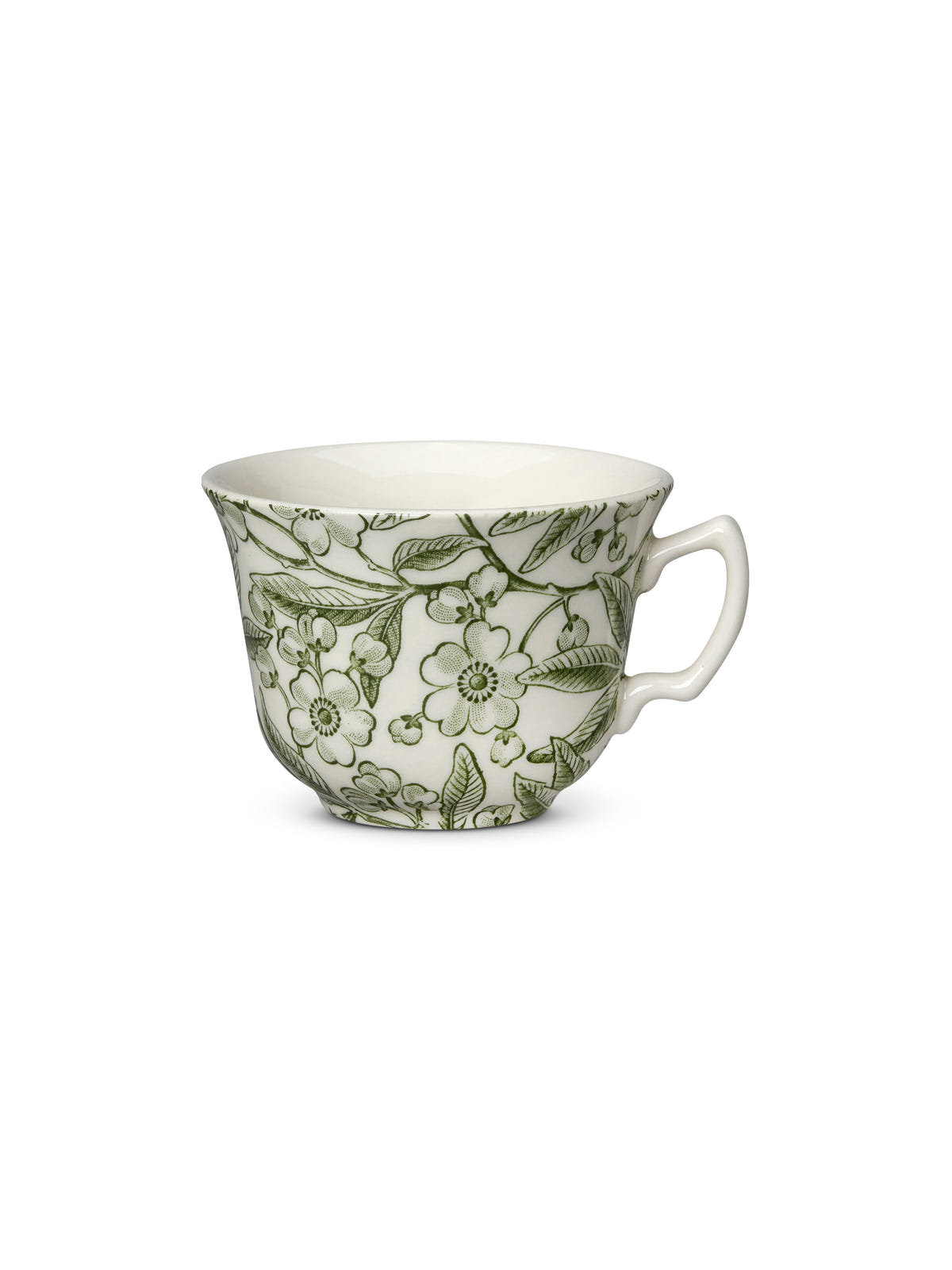 Green Prunus Teacup 187ml/0.33pt