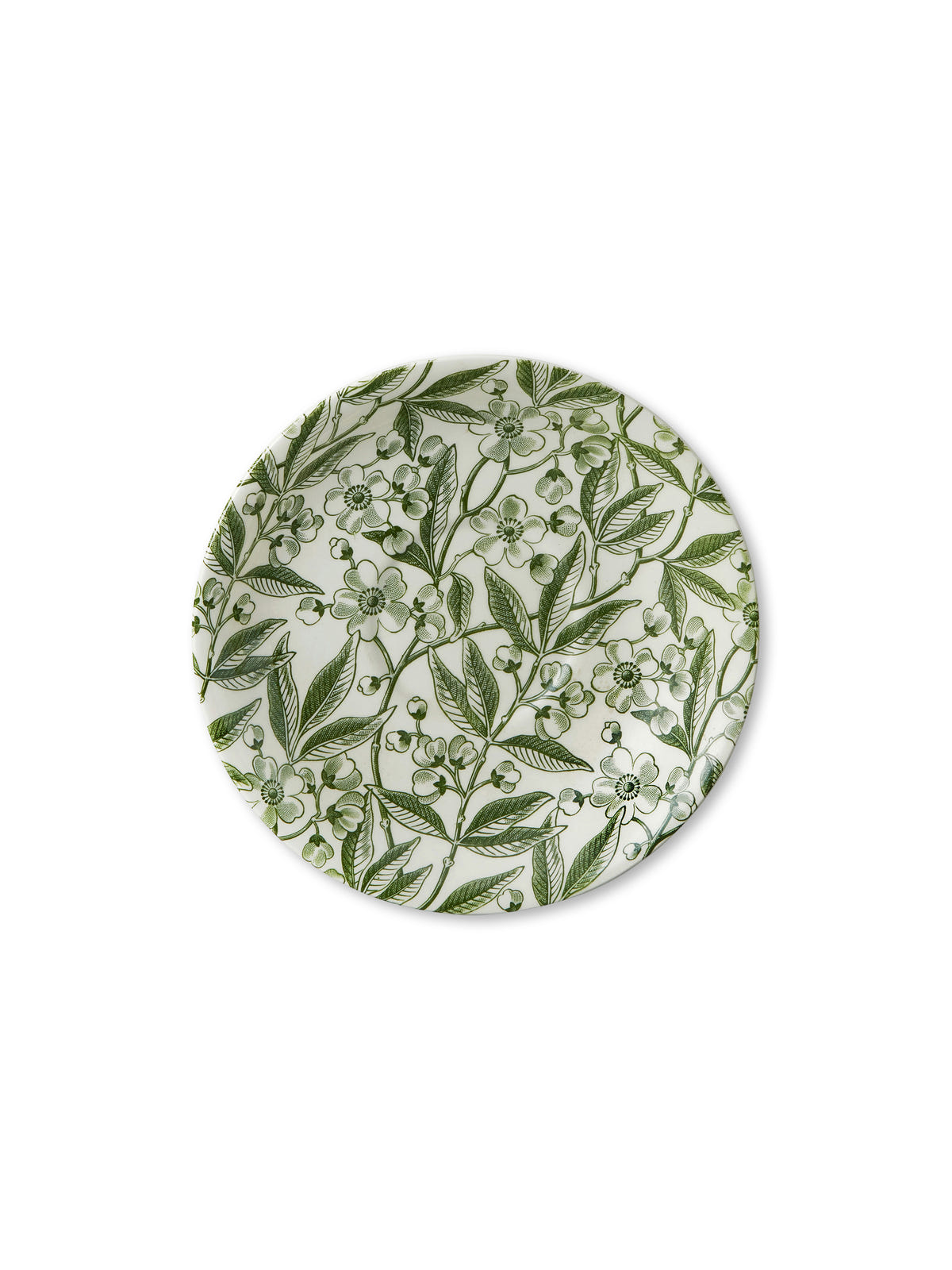 Green Prunus Breakfast Saucer